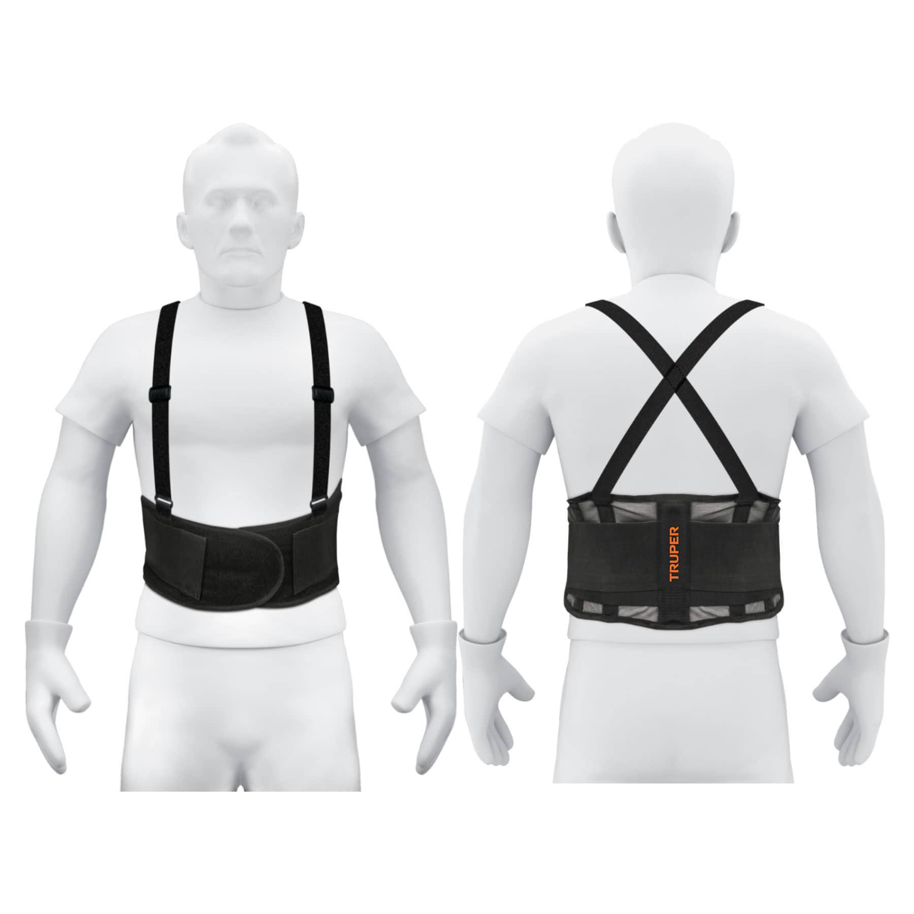 FAJA LUMBAR DE MALLA TRANSPIRABLE, TALLA CH, TRUPER