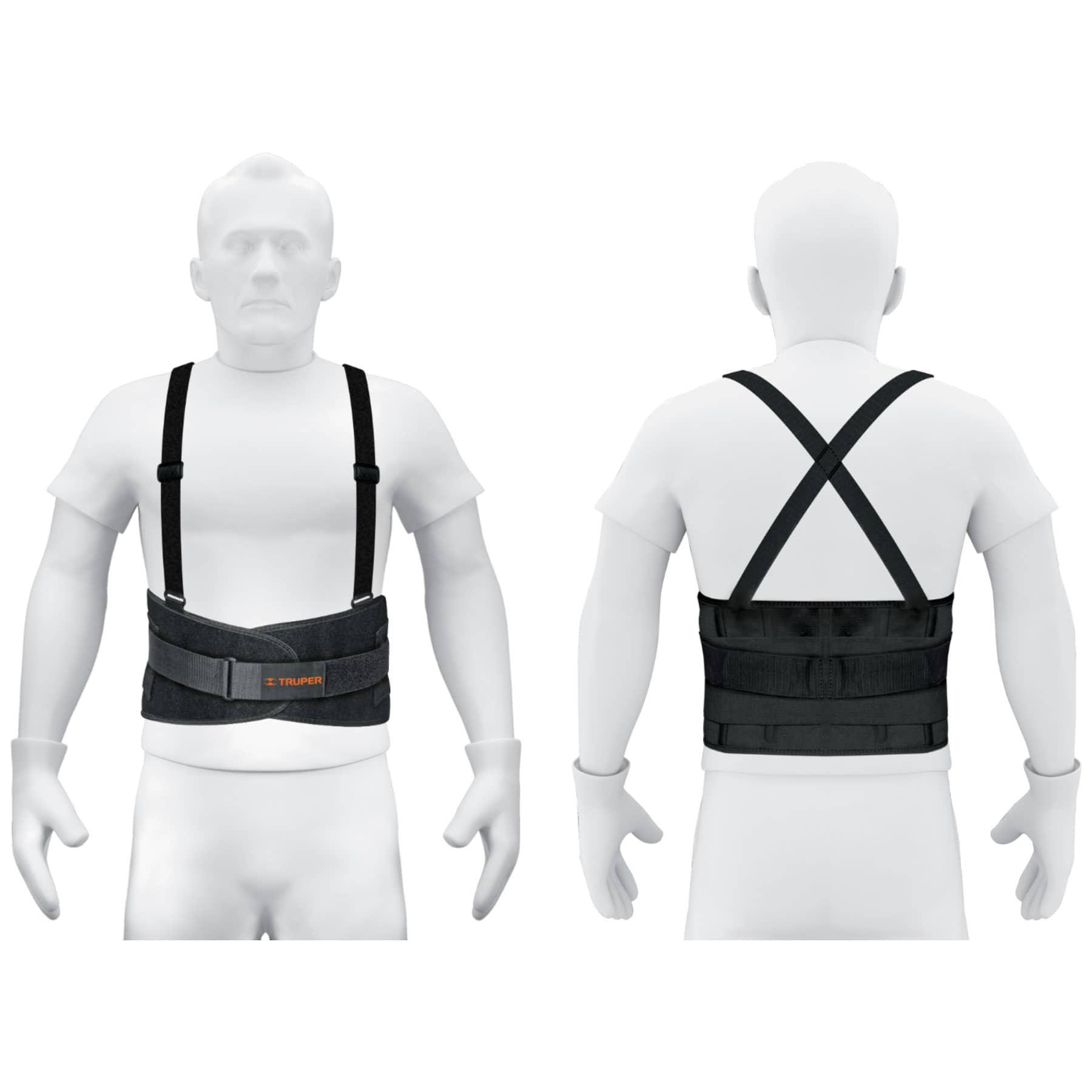 FAJA LUMBAR CON TERCER CINTURÓN, TALLA XG, TRUPER