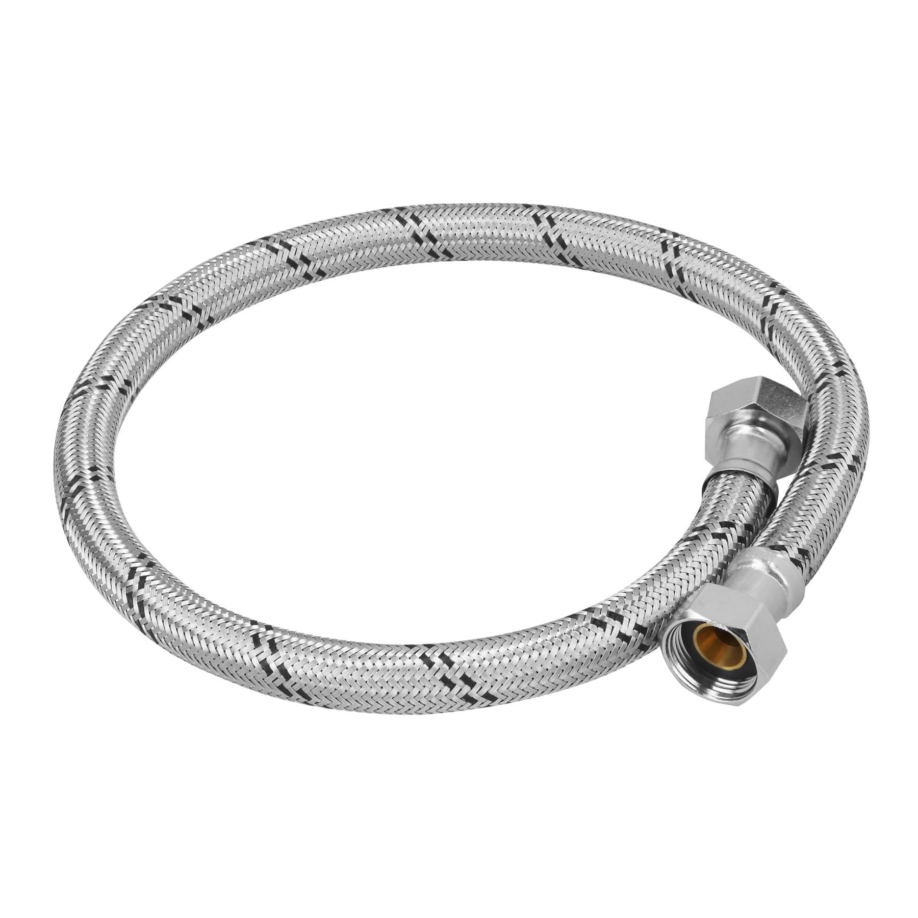 MANGUERA PARA BOILER, ACERO INOX, 1/2'X3/4', 40 CM, FOSET