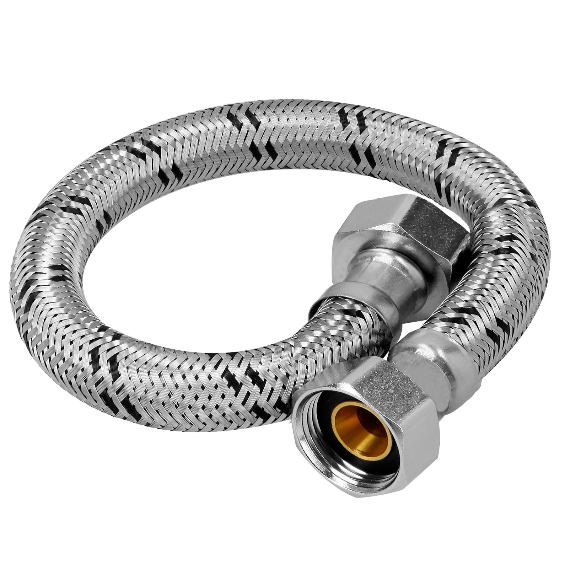 MANGUERA PARA BOILER, ACERO INOX, 3/4'X3/4', 80 CM, FOSET
