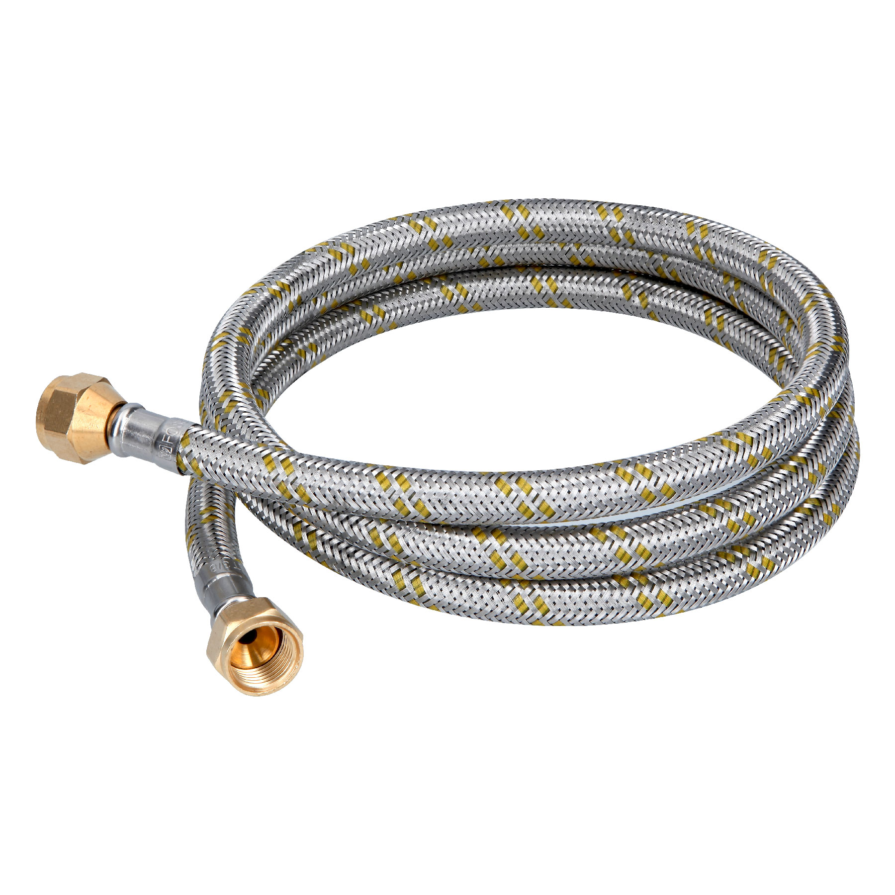 MANGUERA PARA GAS, ACERO INOX, 3/8' X 3/8', 150 CM, FOSET