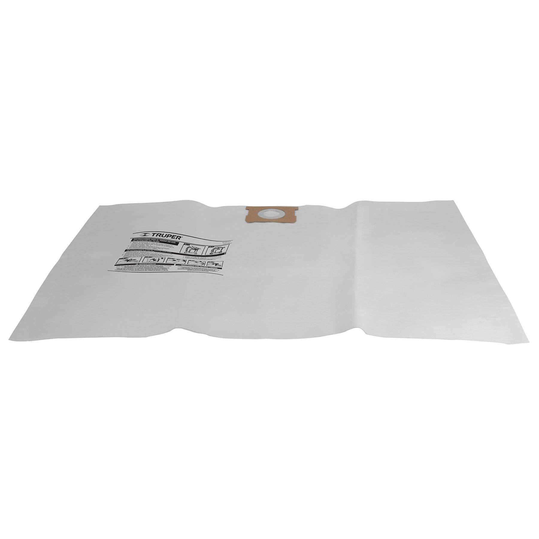 FILTRO DE PAPEL PARA ASPIRADORAS 12 Y 16 GAL, TRUPER