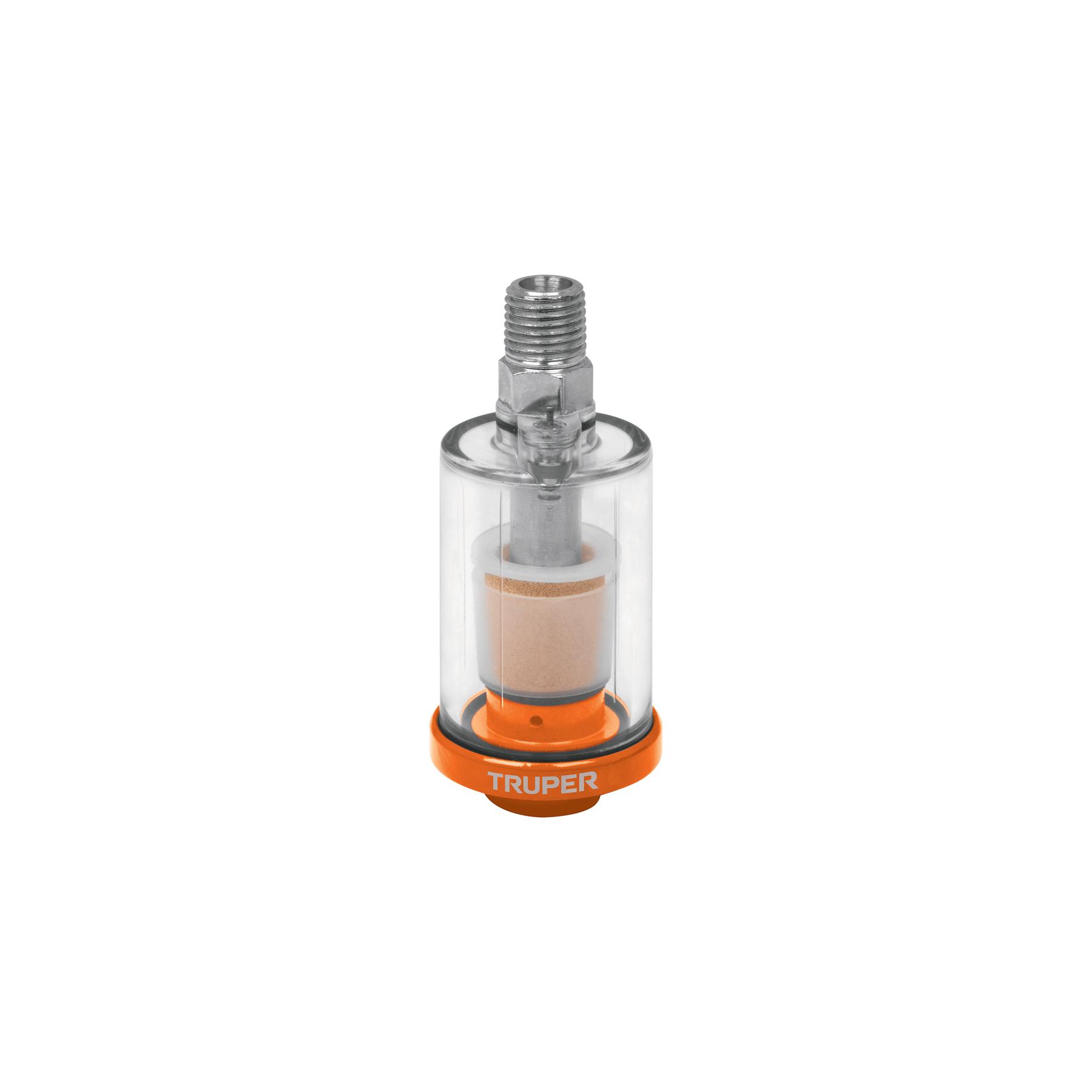"FILTRO SEPARADOR DE AGUA Y ACEITE, CUERDA 1/4"" NPT, TRUPER"