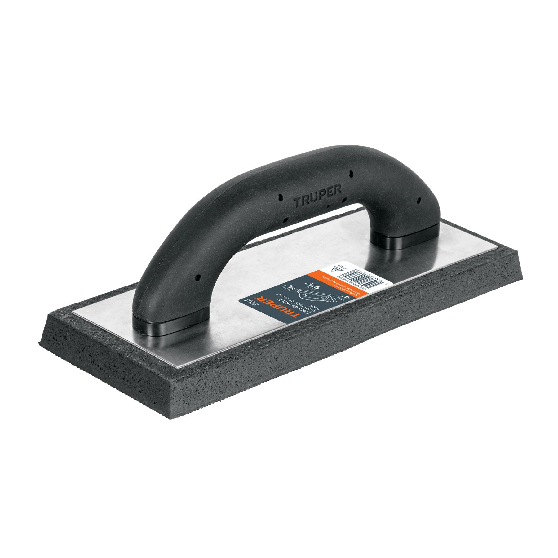 "FLOTA DE HULE 9 1/2"", ESP. 5/8"", ACABADO FINO, COMFORT GRIP"