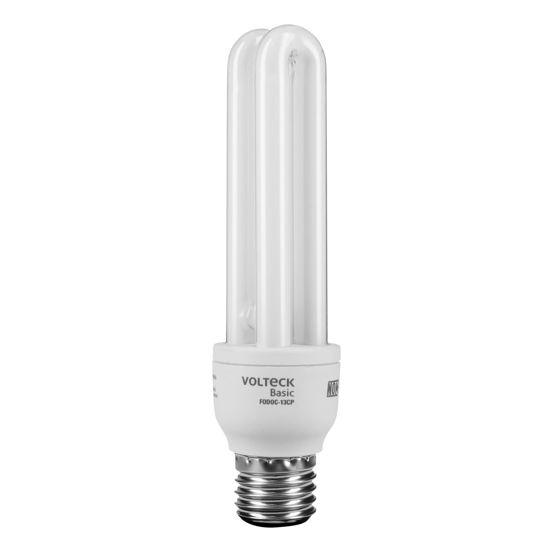 LÁMPARA DOBLE T4 13 W LUZ CÁLIDA EN CAJA, VOLTECK