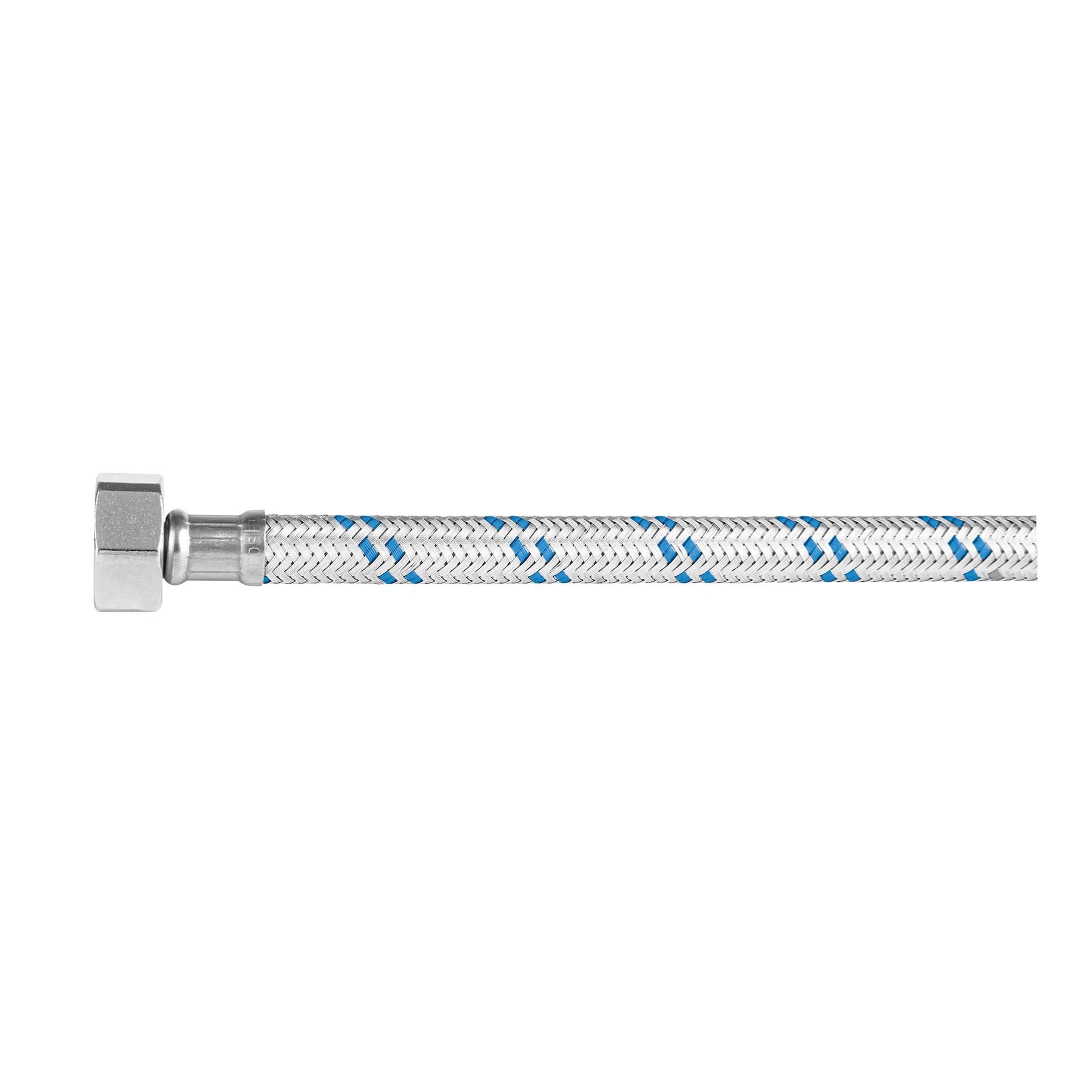 MANGUERA PARA WC, ALUMINIO, 35 CM, 1/2' X 7/8', FOSET