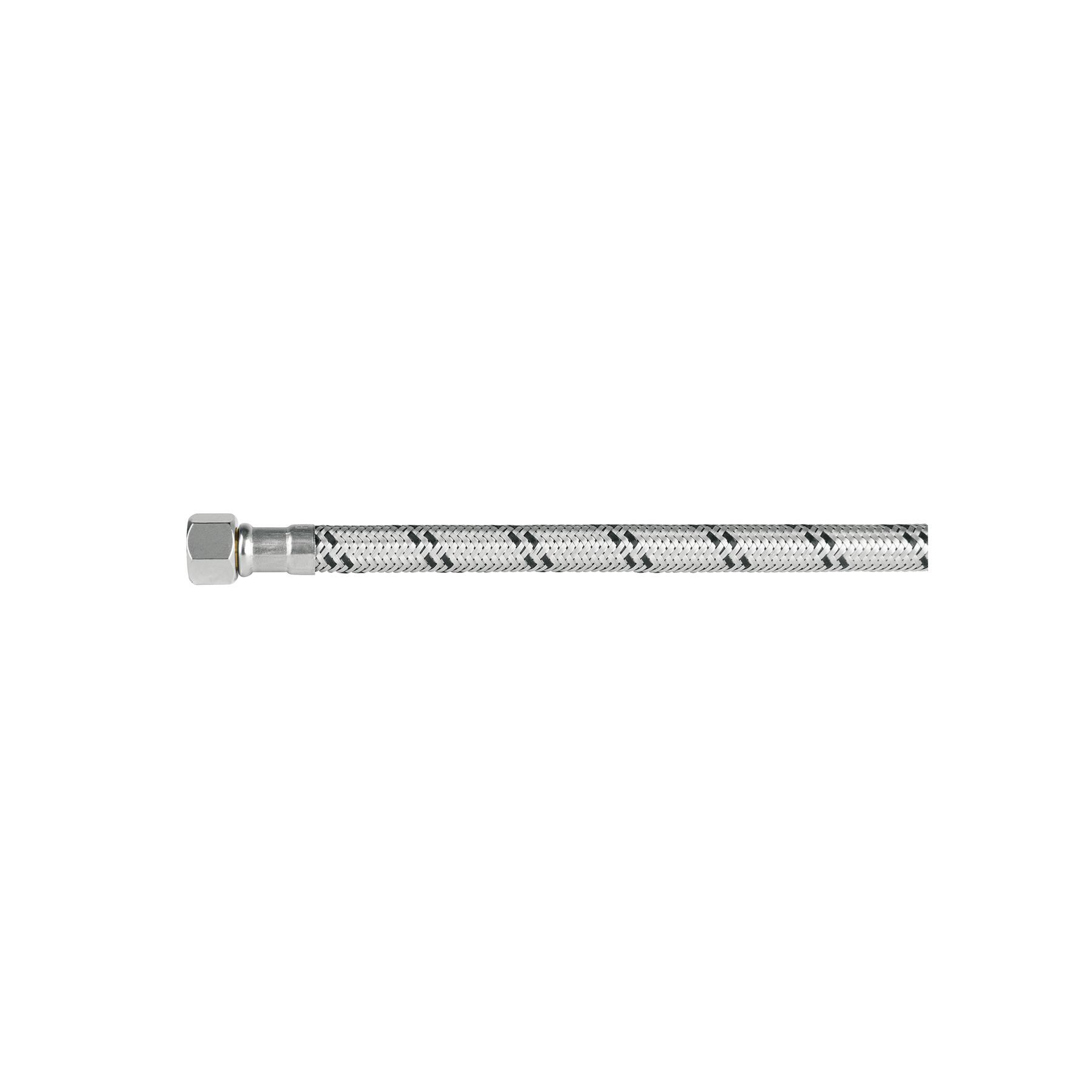 MANGUERA PARA WC, ACERO INOX, 3/8' X 7/8', 40 CM, FOSET