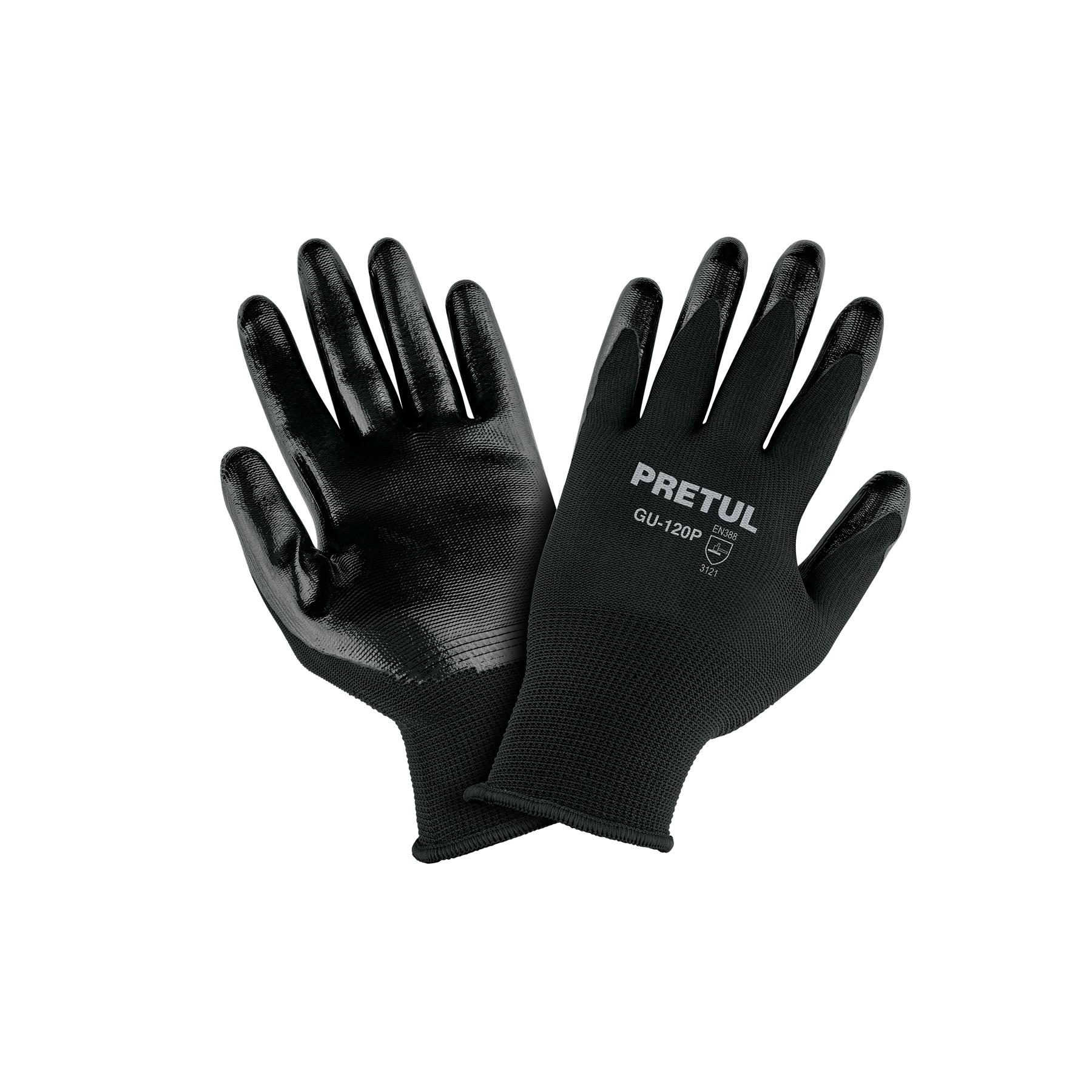 GUANTES DE NYLON RECUBIERTOS DE NITRILO, XCH, PRETUL