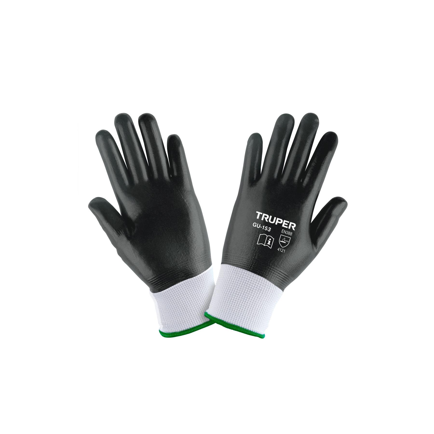 GUANTES DE POLIÉSTER RECUBIERTOS DE NITRILO, G, TRUPER