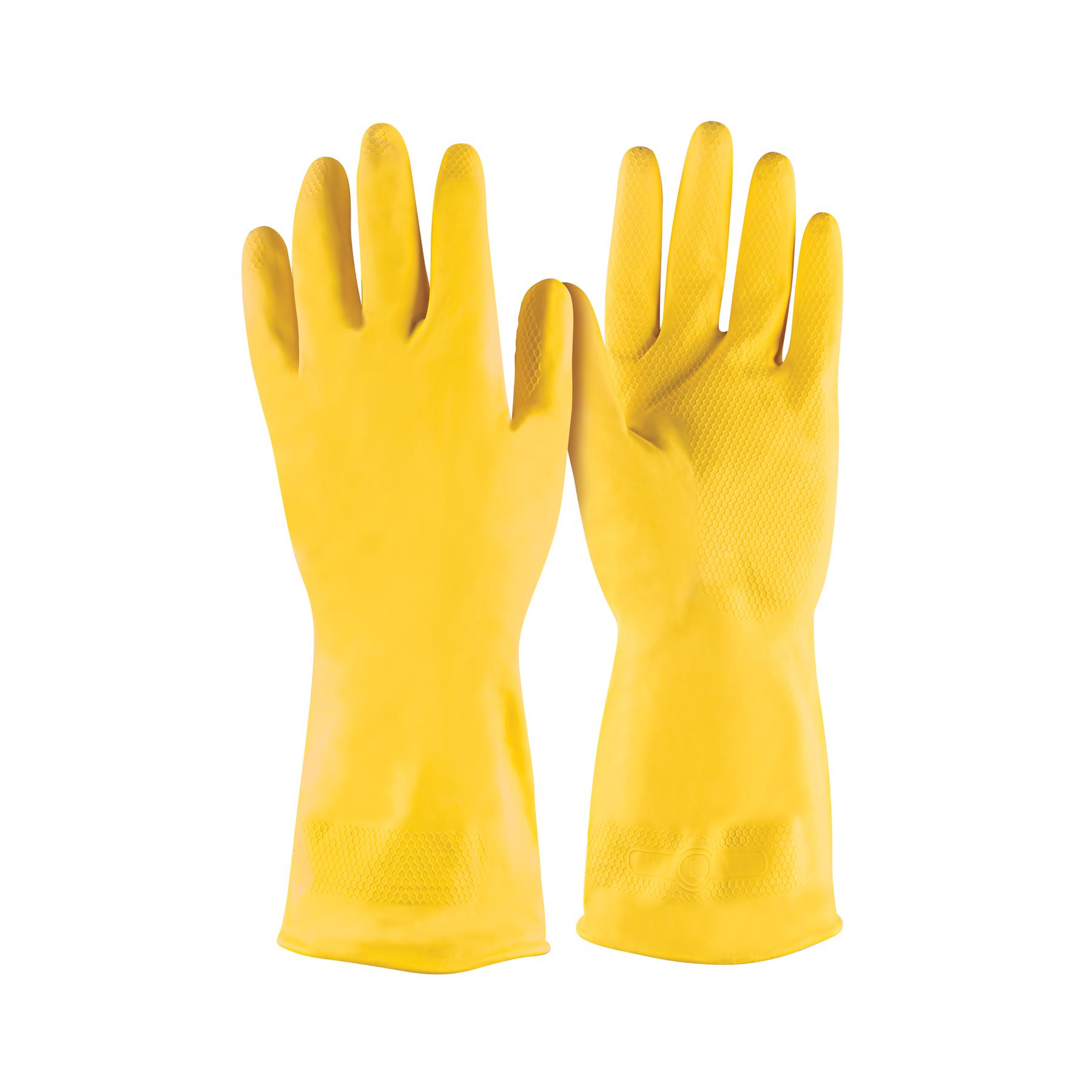 GUANTES DE LÁTEX PARA LIMPIEZA, G, PRETUL