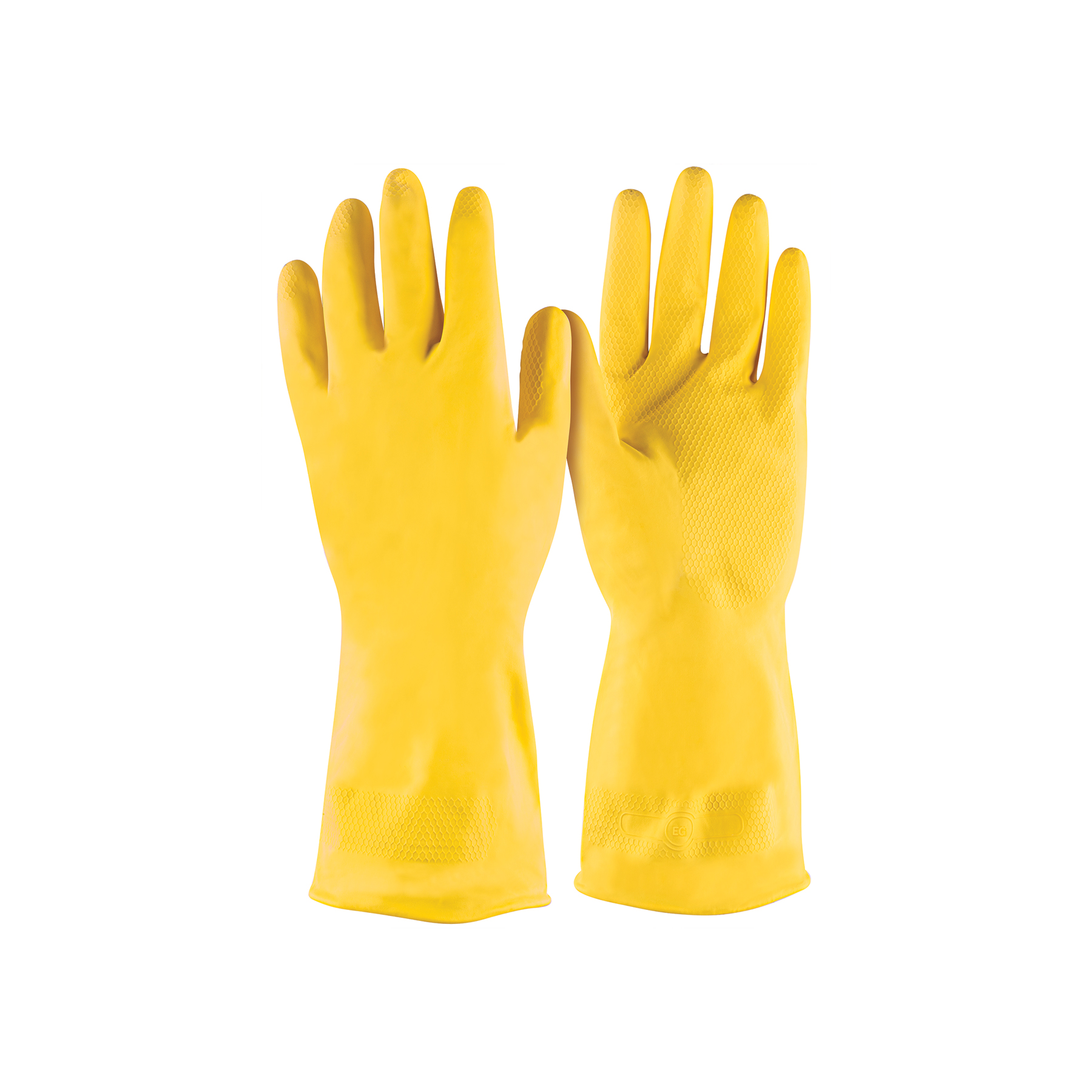 GUANTES DE LÁTEX PARA LIMPIEZA, AMARILLOS, EXTRA GRANDE