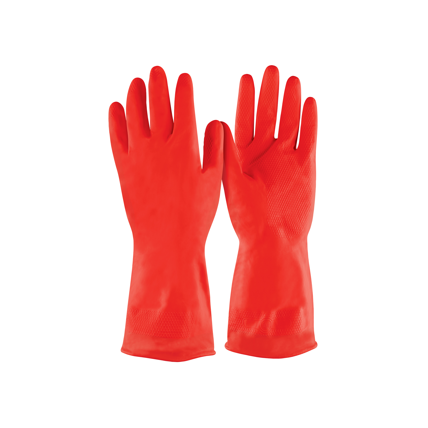 GUANTES DE LÁTEX PARA LIMPIEZA, ROJOS, EXTRA GRANDE