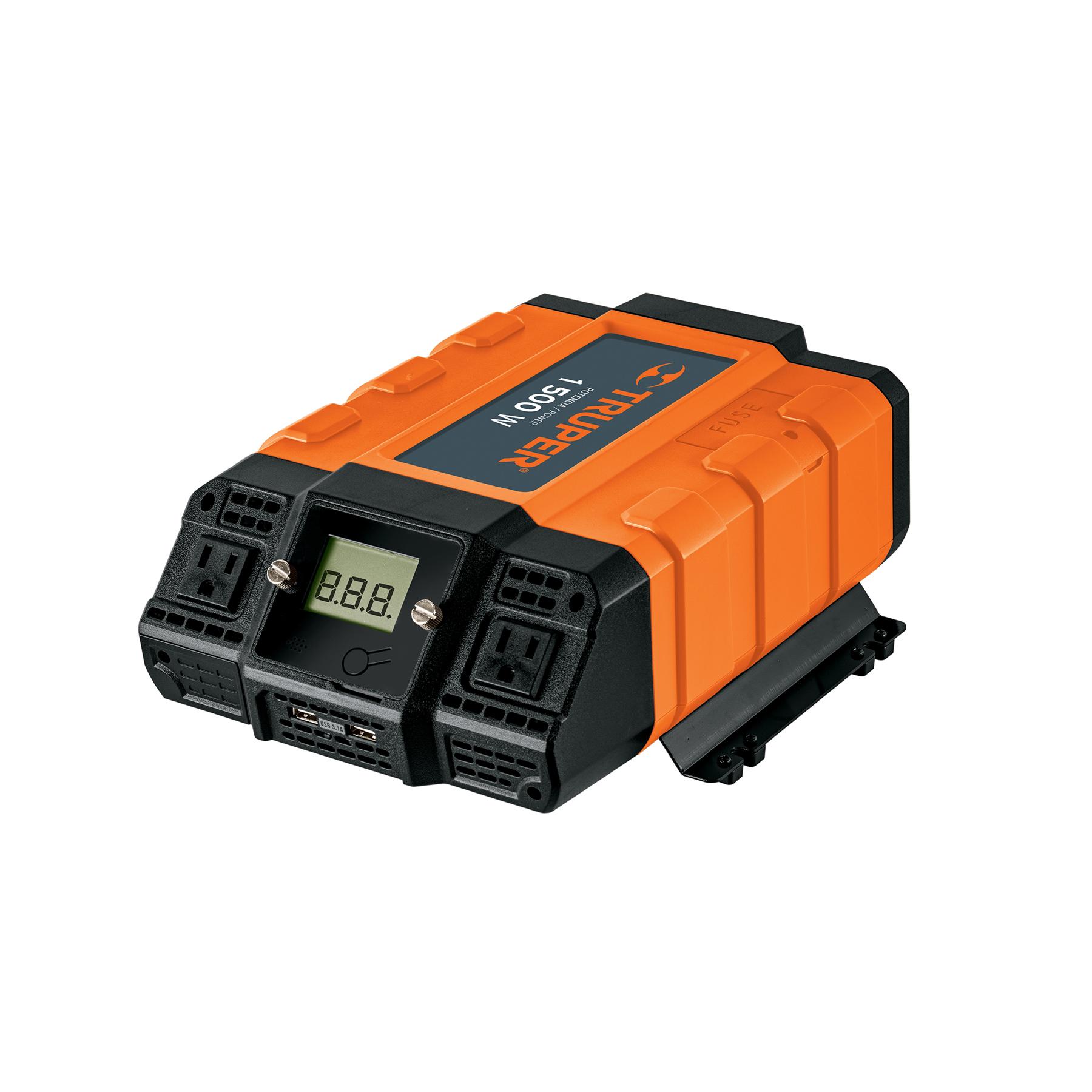 INVERSOR DE CORRIENTE DE 1500 W CON PUERTOS USB, TRUPER