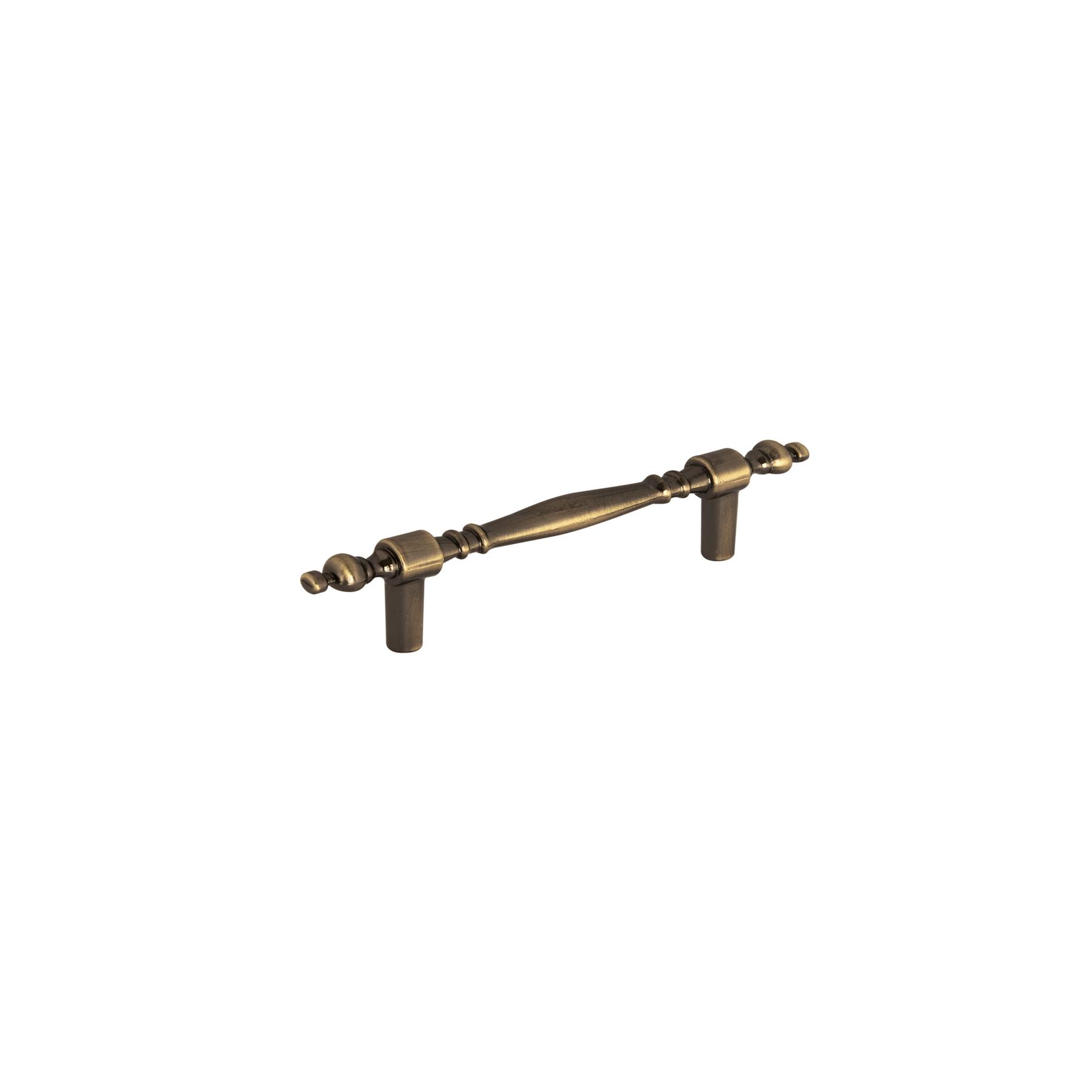 JALADERA METÁLICA DE 76 MM ESTILO 'COLONIAL', LATÓN ANTIGUO