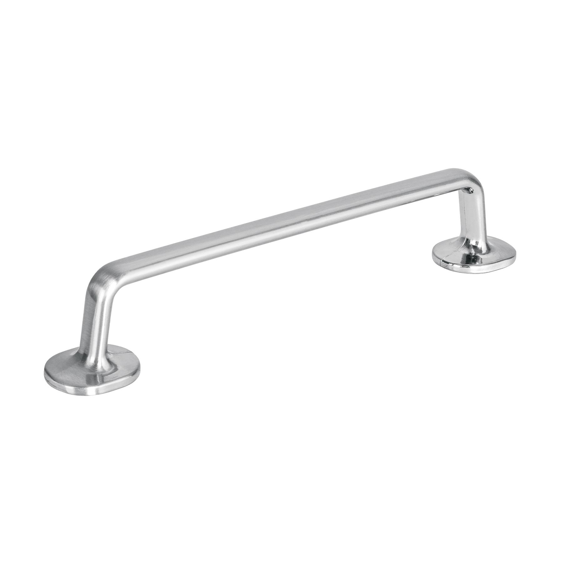 JALADERA DE ALEACIÓN DE ZINC ACABADO NÍQUEL SATINADO, 96MM, OVIEDO
