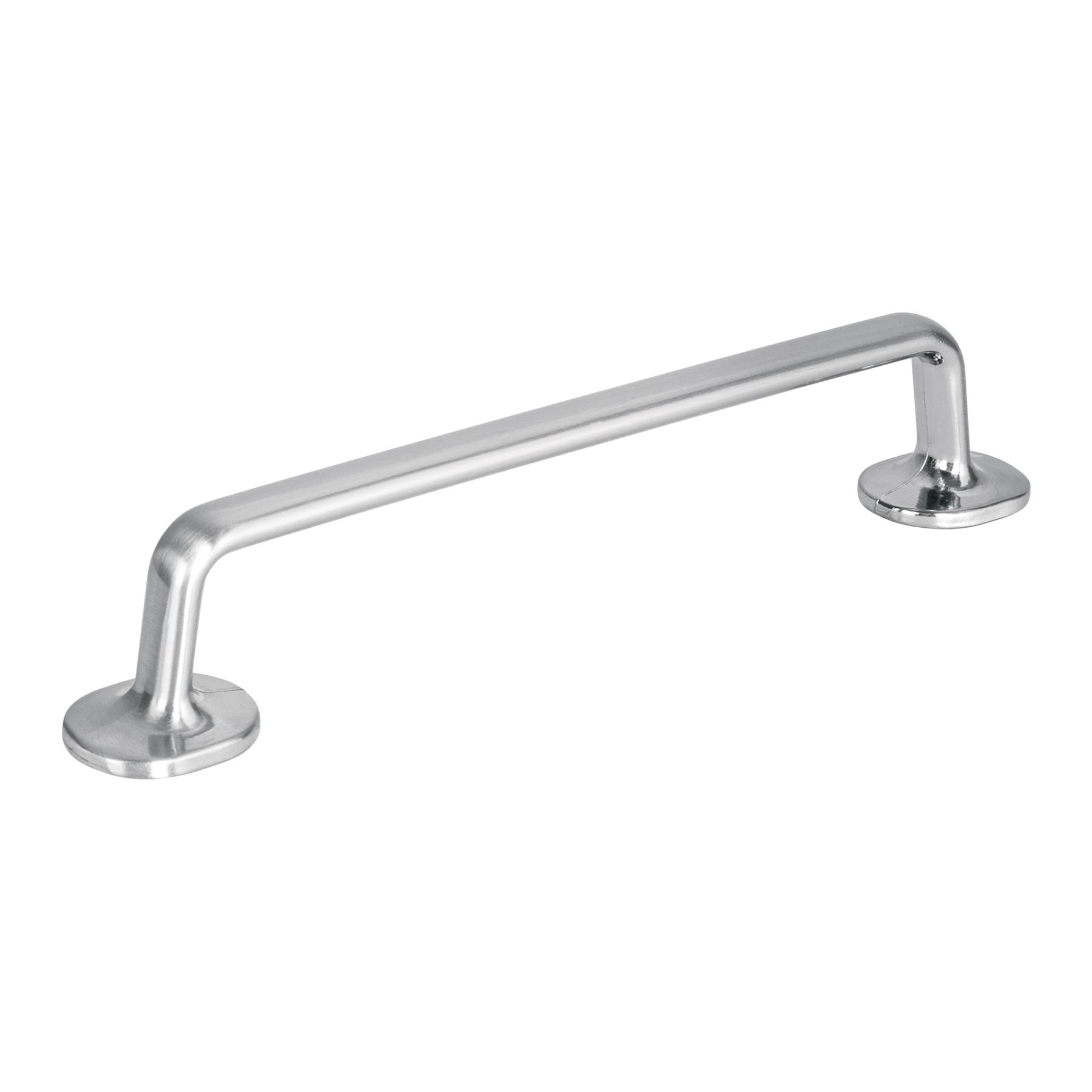 JALADERA DE ALEACIÓN DE ZINC ACABADO NÍQUEL SATINADO, 128MM, OVIEDO