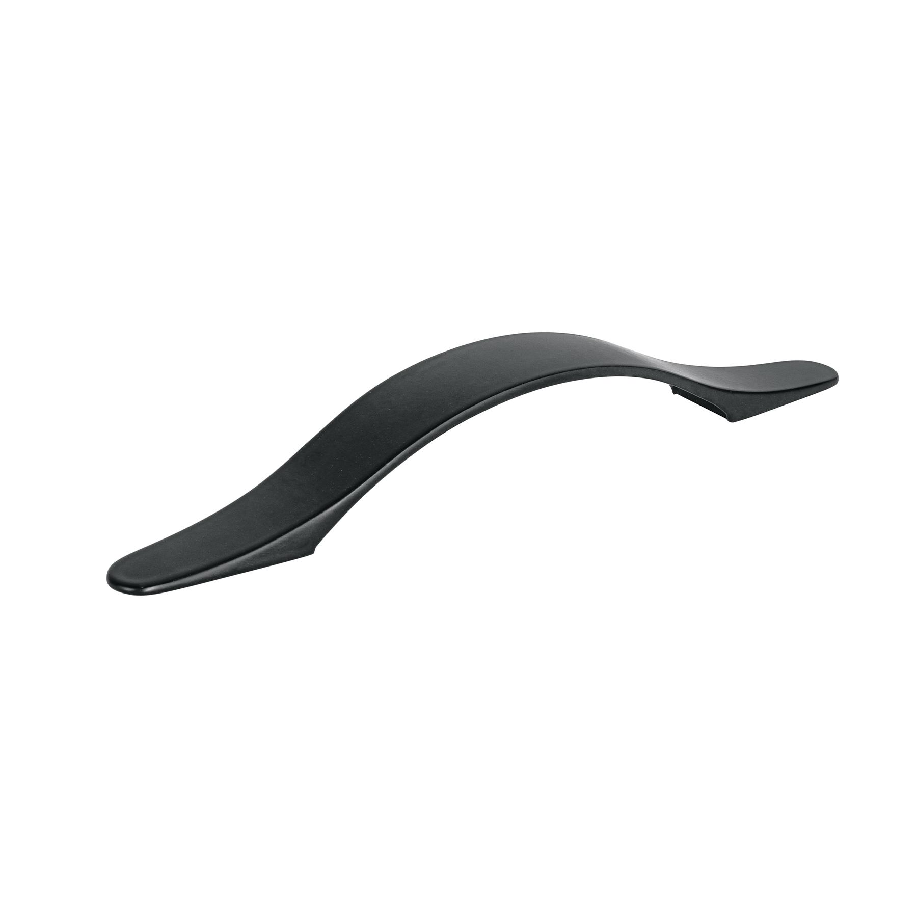 JALADERA DE ALEACIÓN DE ZINC ACABADO NEGRO MATE, 96MM, BURGOS