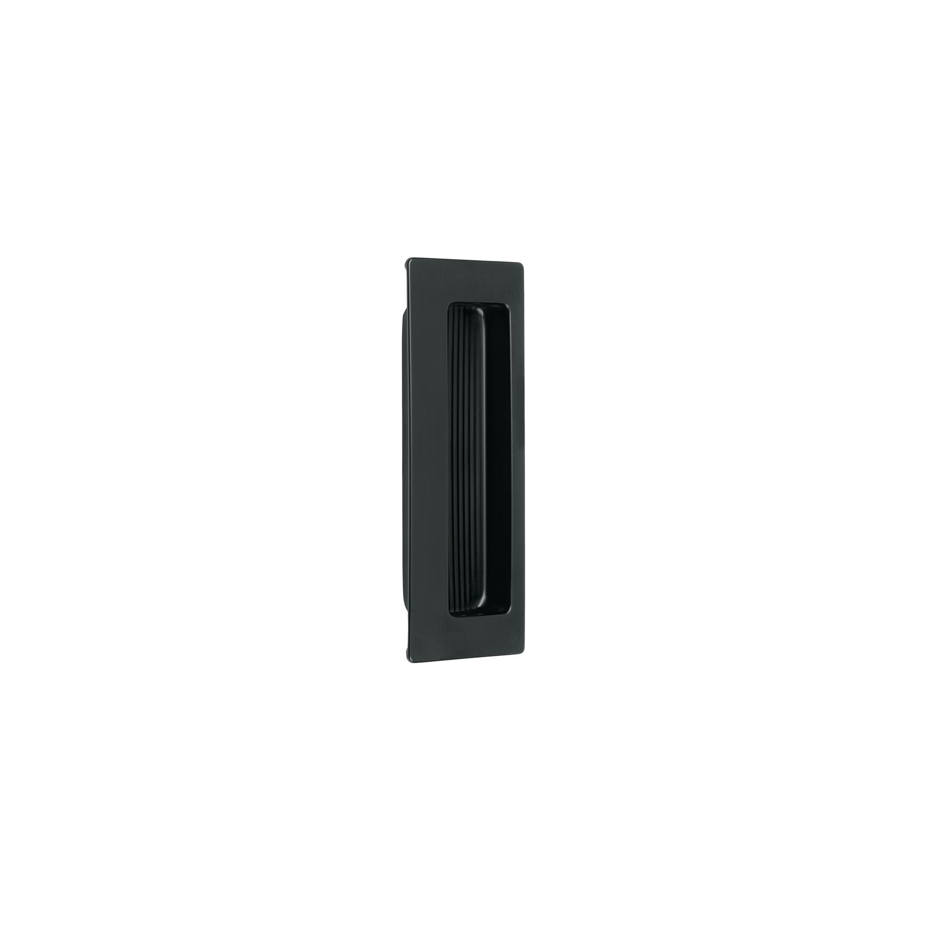 JALADERA DE EMBUTIR DE ACERO INOXIDABLE ACABADO NEGRO PARA MUEBLE