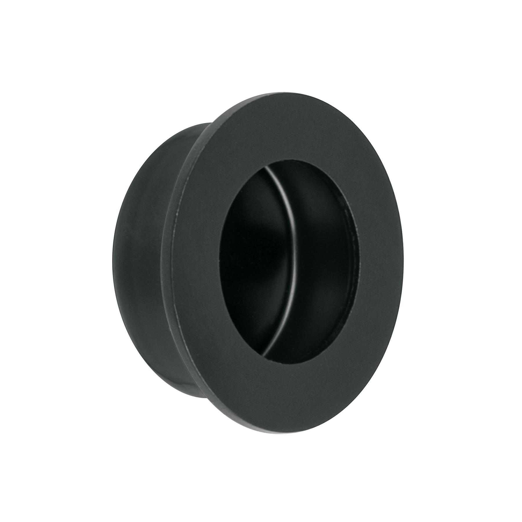 JALADERA DE EMBUTIR DE ACERO INOXIDABLE ACABADO NEGRO PARA MUEBLE, NO.2