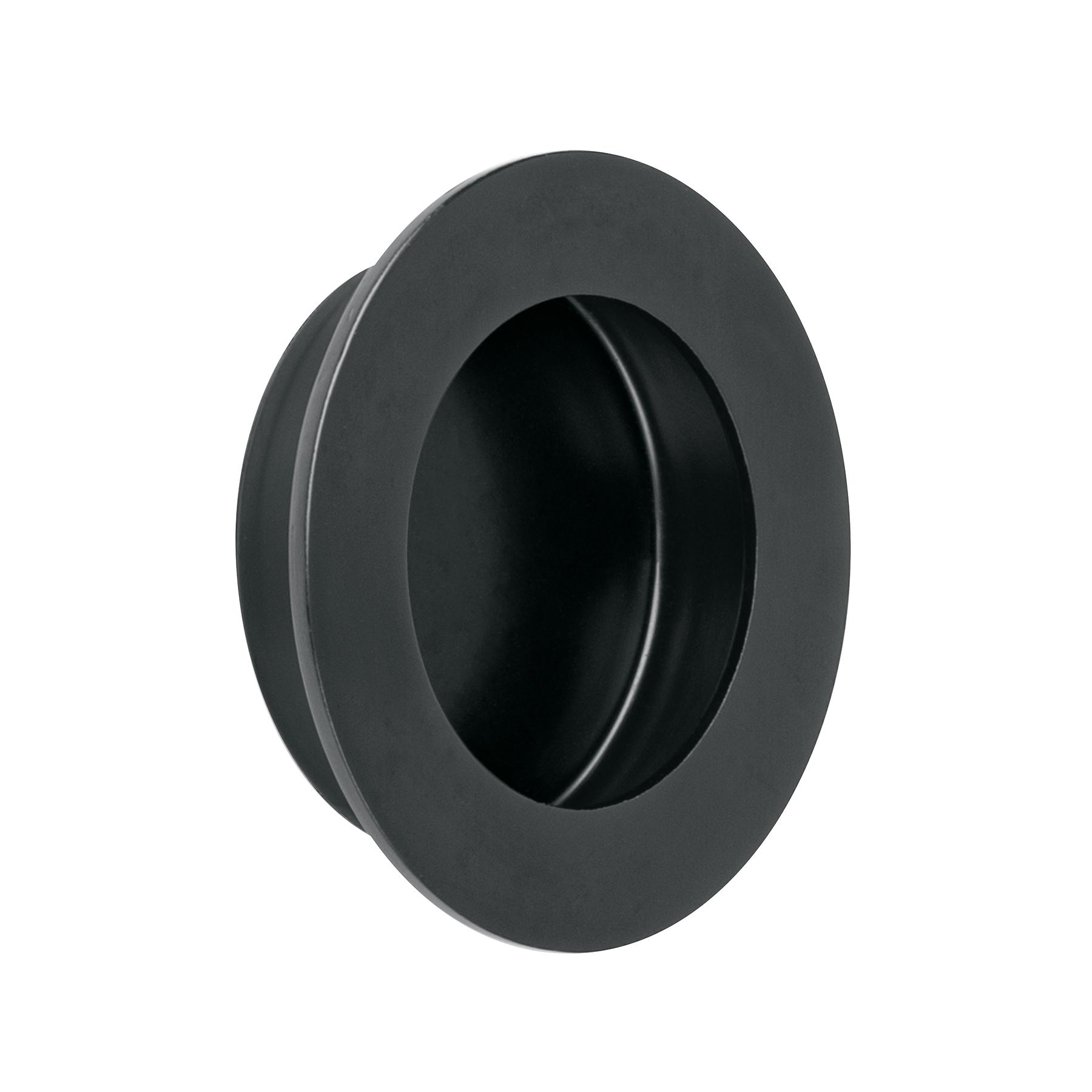 JALADERA DE EMBUTIR DE ACERO INOXIDABLE ACABADO NEGRO PARA MUEBLE NO.4