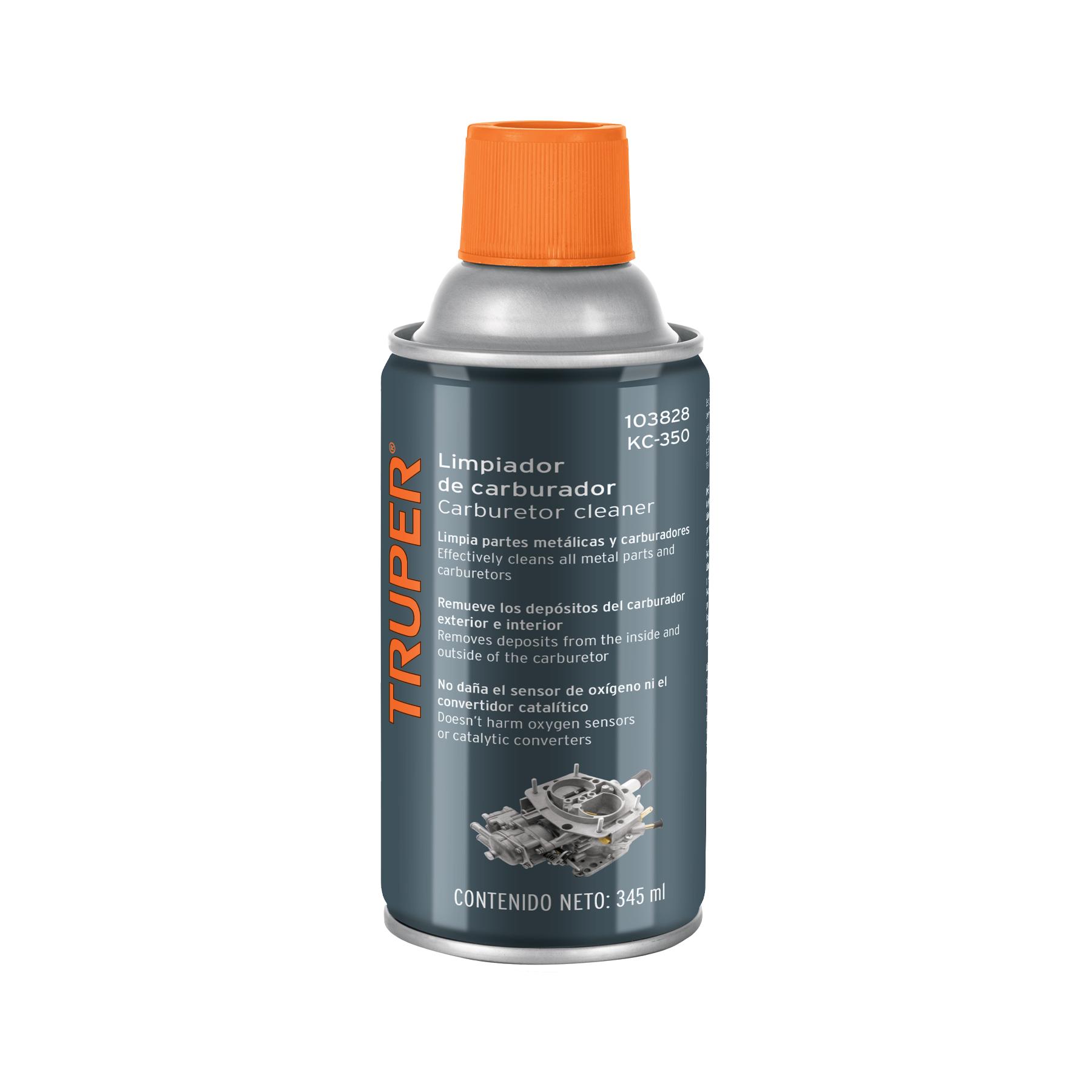 LIMPIADOR DE CARBURADOR, 345 ML (12 OZ), TRUPER