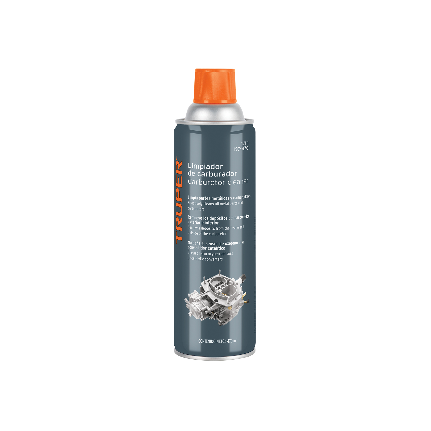 LIMPIADOR DE CARBURADOR, 470ML (16OZ), TRUPER