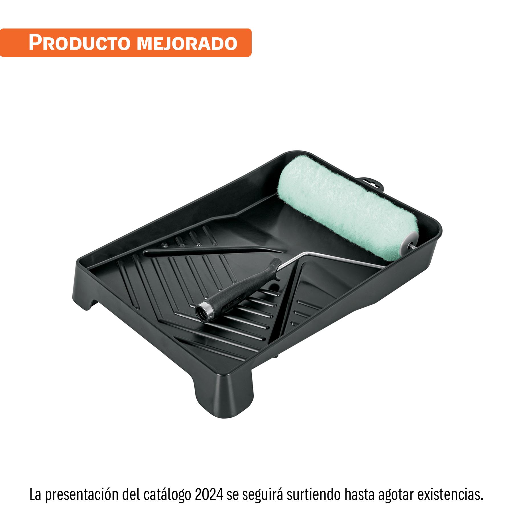 "KIT DE RODILLO PARA PINTAR, 9"" (MANERAL, CHAROLA Y FELPA)"