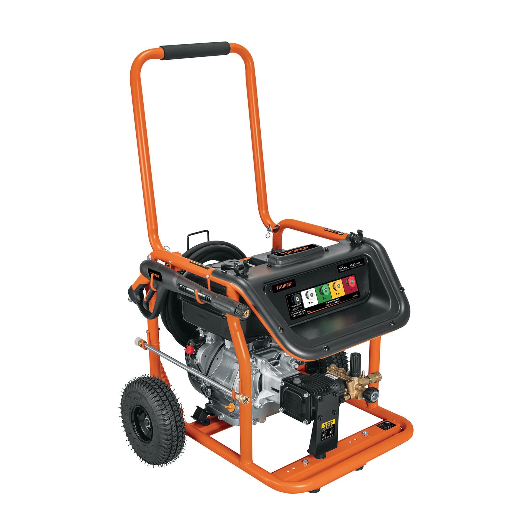 HIDROLAVADORA CON MOTOR A GASOLINA, 4000 PSI, TRUPER
