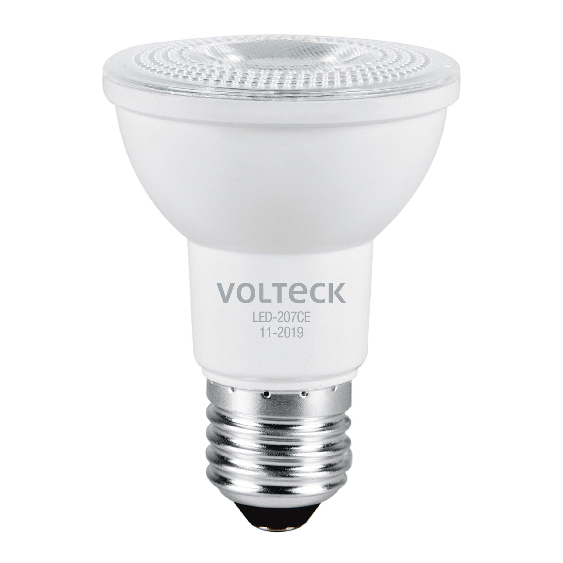LÁMPARA DE LED 6 W TIPO PAR 20 LUZ CÁLIDA, BLÍSTER, VOLTECK