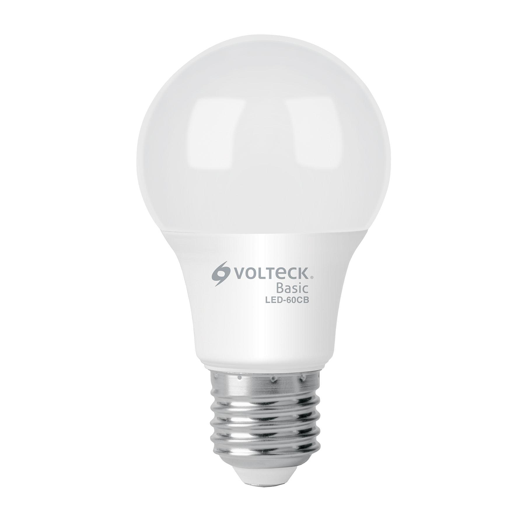 LÁMPARA LED A19 8 W (EQUIV. 60 W), LUZ CÁLIDA, CAJA, BASIC