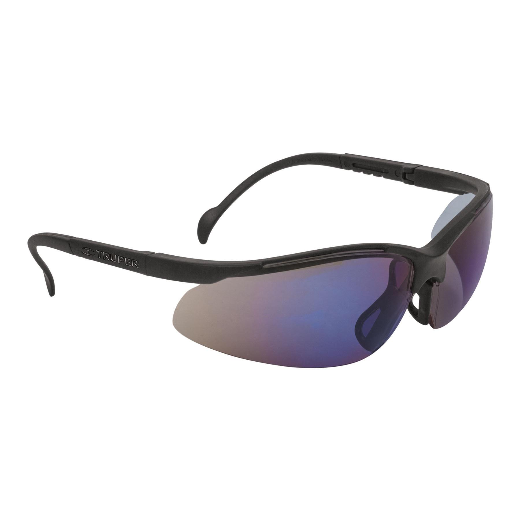 LENTES DE SEGURIDAD ESPEJO AZUL, TRUPER VISION