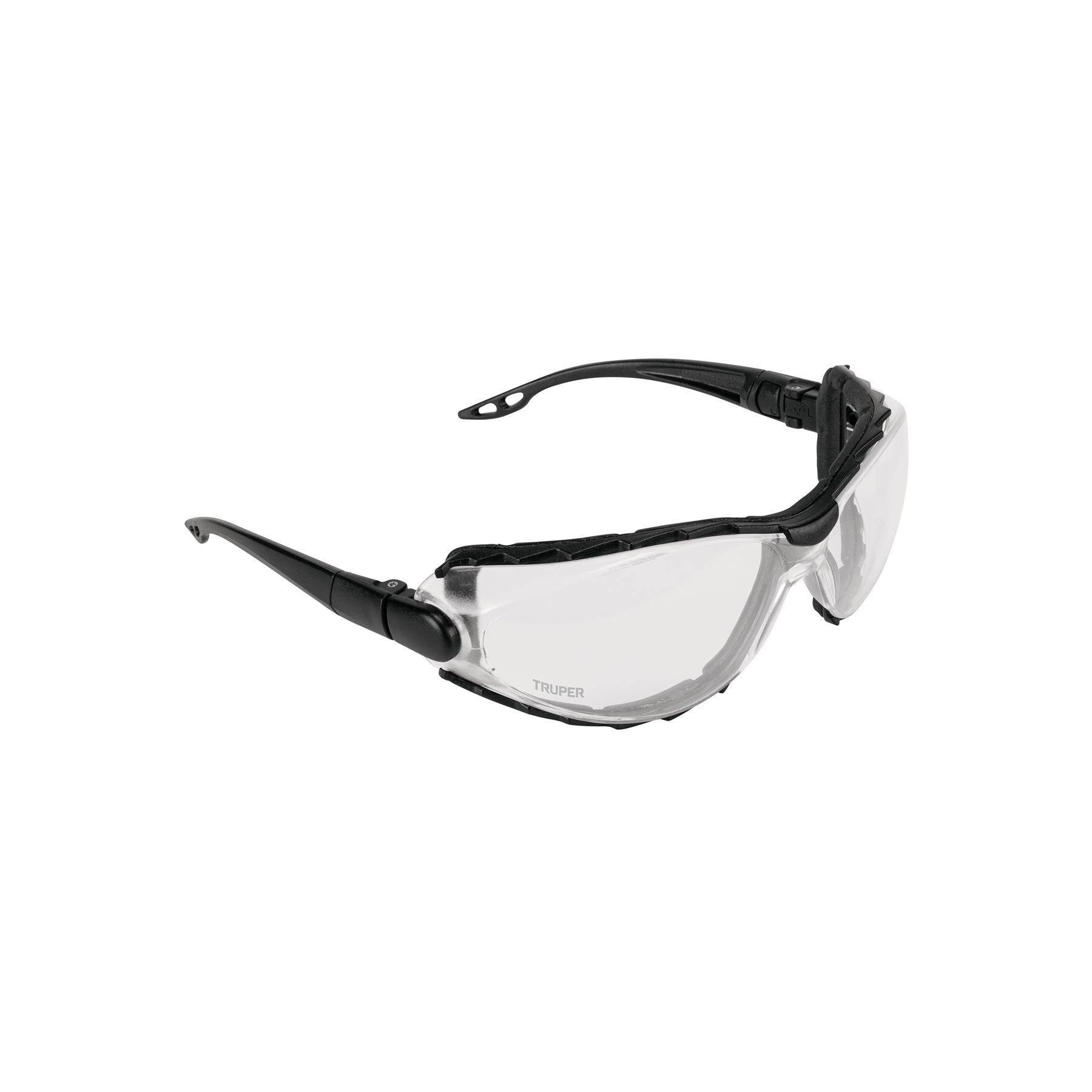 LENTES TRANSP ANTIEMPAÑO C/MARCO DE ESPUMA Y CORREA, EXPERT