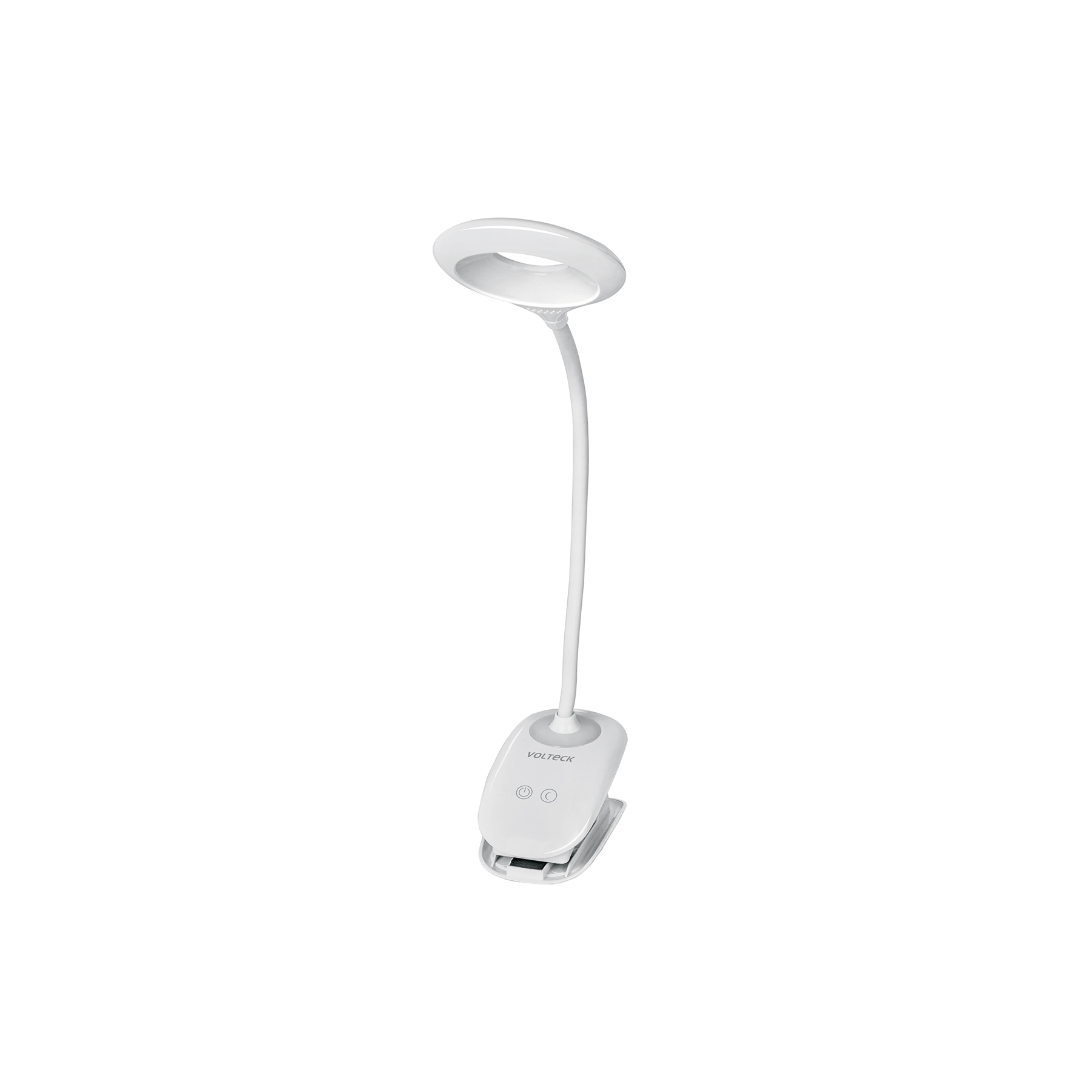 LÁMPARA LED DE ESCRITORIO, RECARGABLE CON CLIP