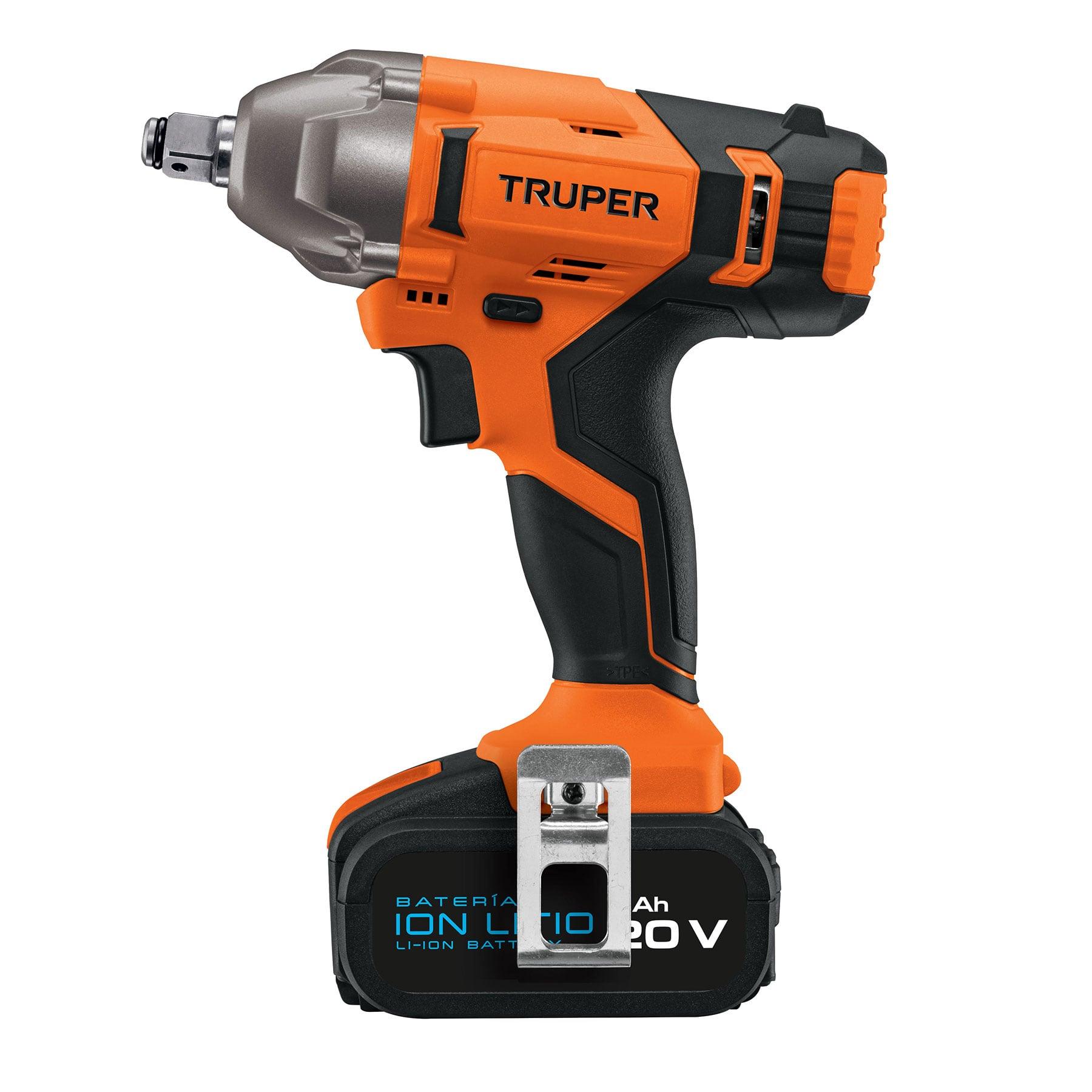 LLAVE DE IMPACTO INALÁMBRICA 1/2', 20 V, TRUPER