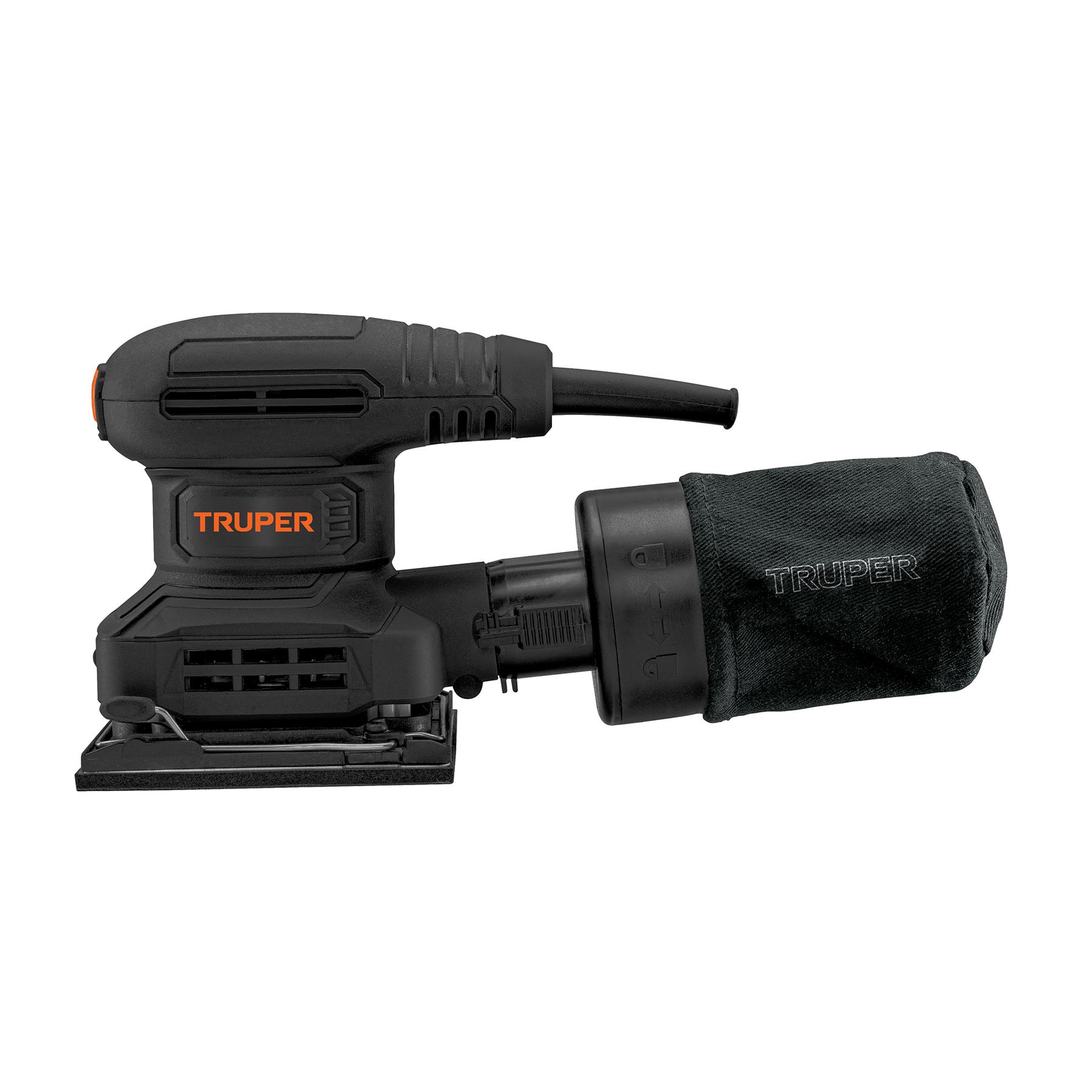 LIJADORA ORBITAL 1/4 HOJA, 300W, TRUPER INDUSTRIAL