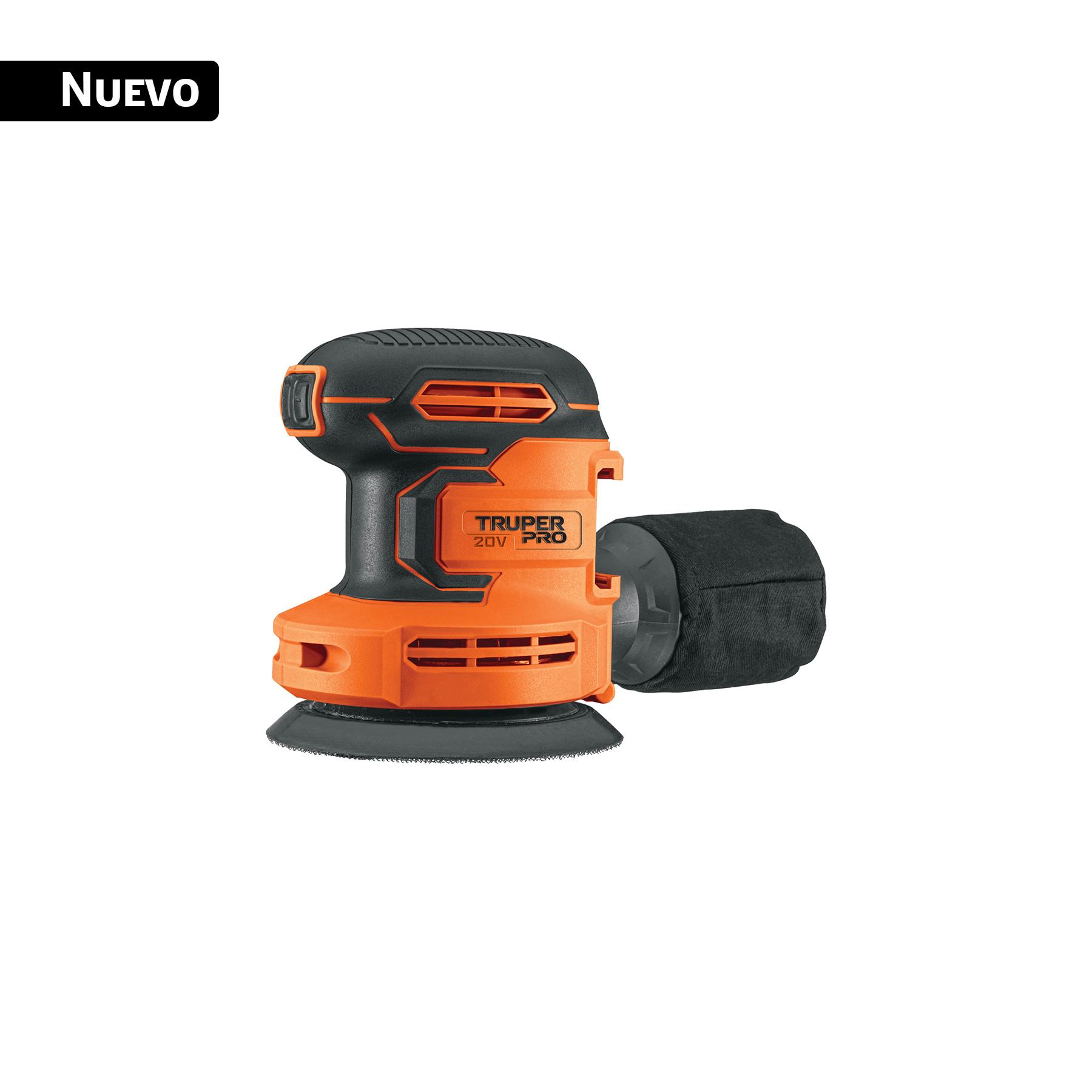 "LIJADORA ROTO-ORBITAL 5"", 20V, SIN ACCESORIOS, PRO"