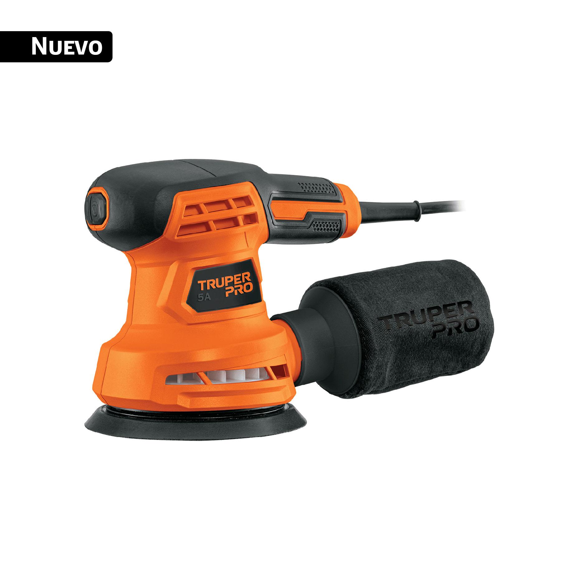 "LIJADORA ROTO ORBITAL 5"", 260 W, TRUPER PRO"