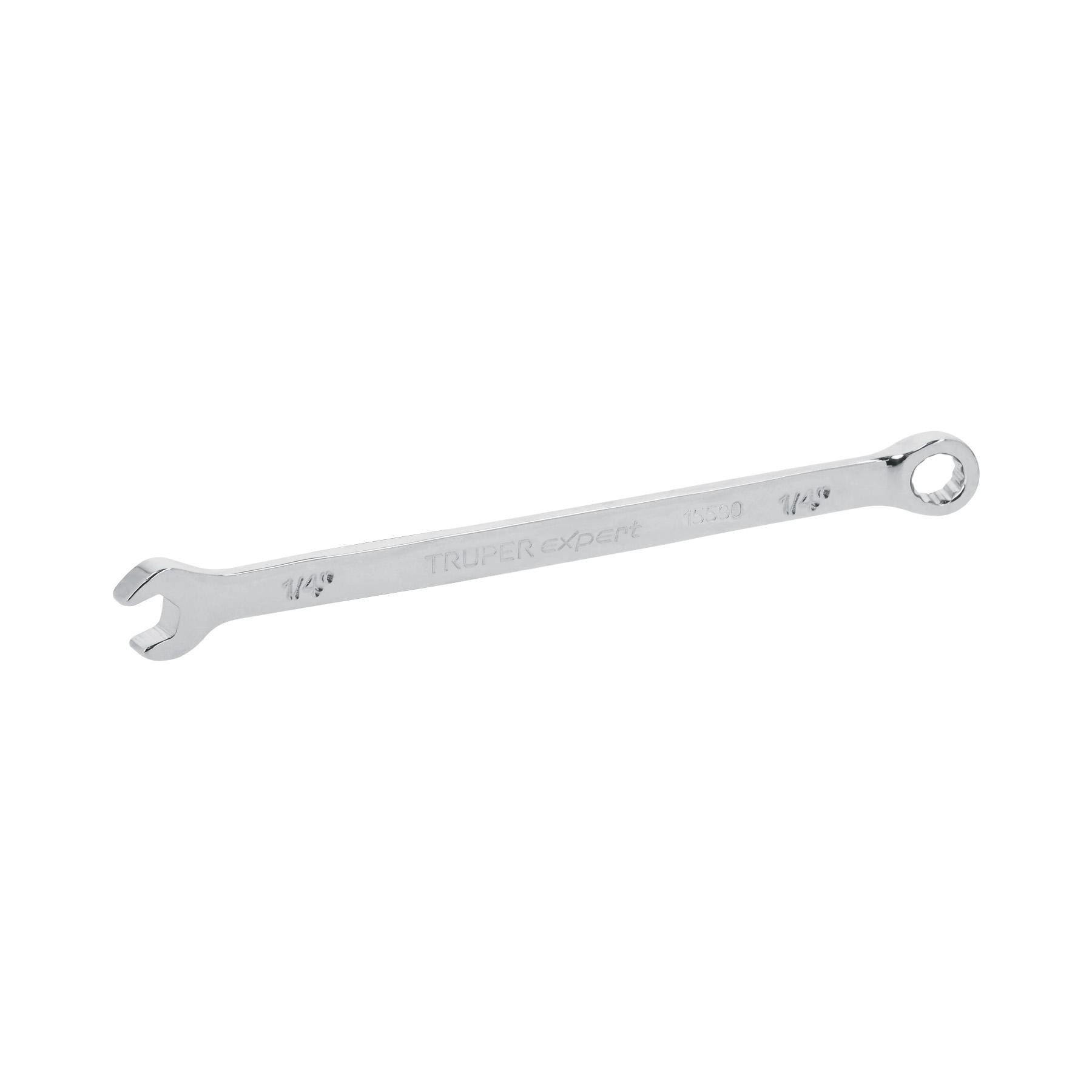 "LLAVE COMBINADA EXTRALARGA 1/4"" X 125 MM DE LARGO, EXPERT"