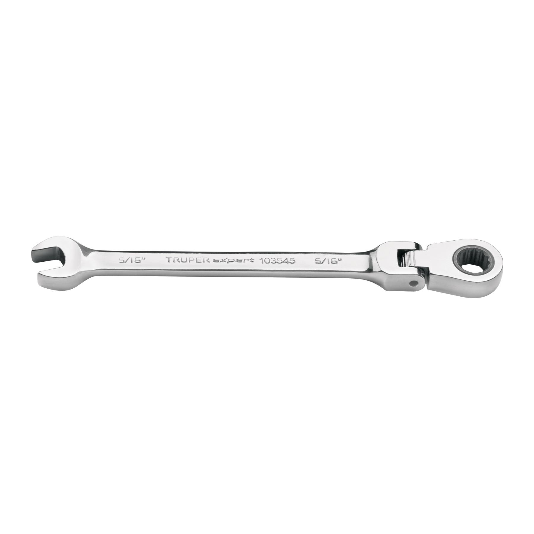 "LLAVE COMBINADA CON MATRACA 5/16"" FLEXIBLE, EXPERT"