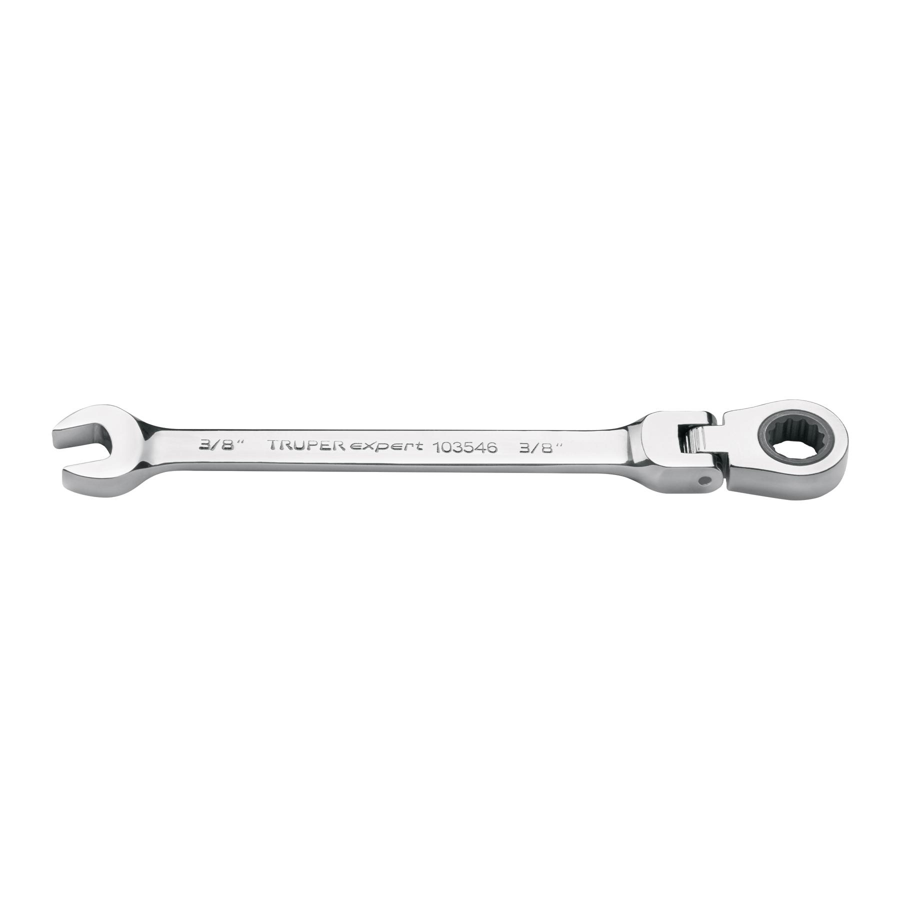 "LLAVE COMBINADA CON MATRACA 3/8"" FLEXIBLE, EXPERT"