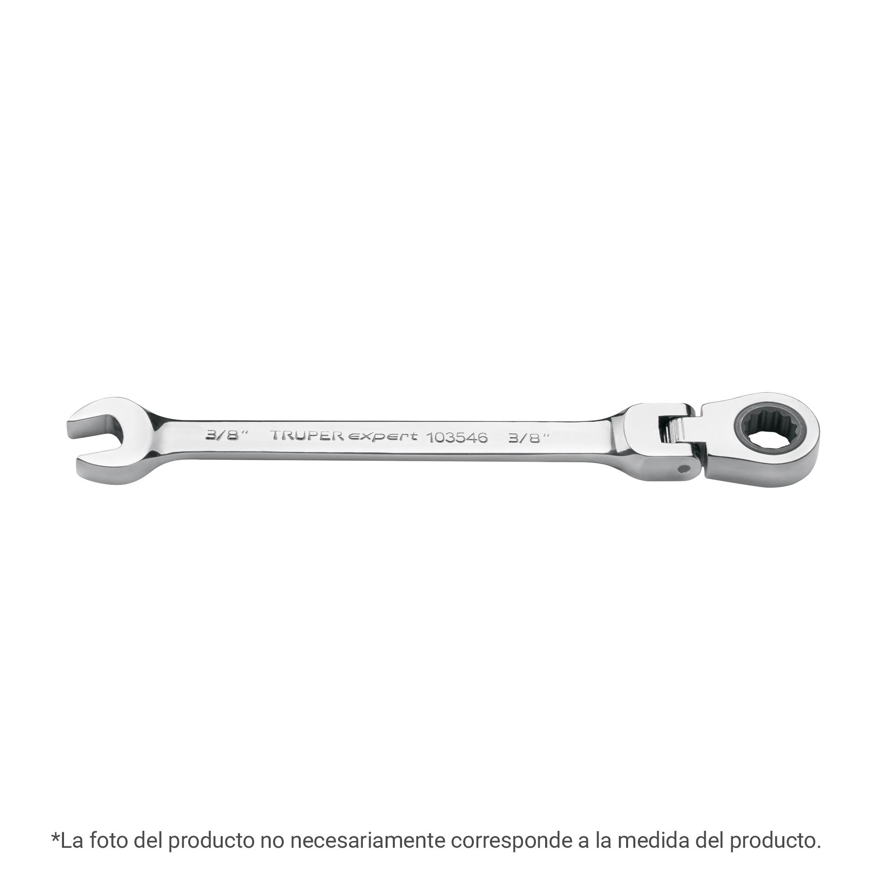 LLAVE COMBINADA CON MATRACA 13 MM FLEXIBLE, EXPERT