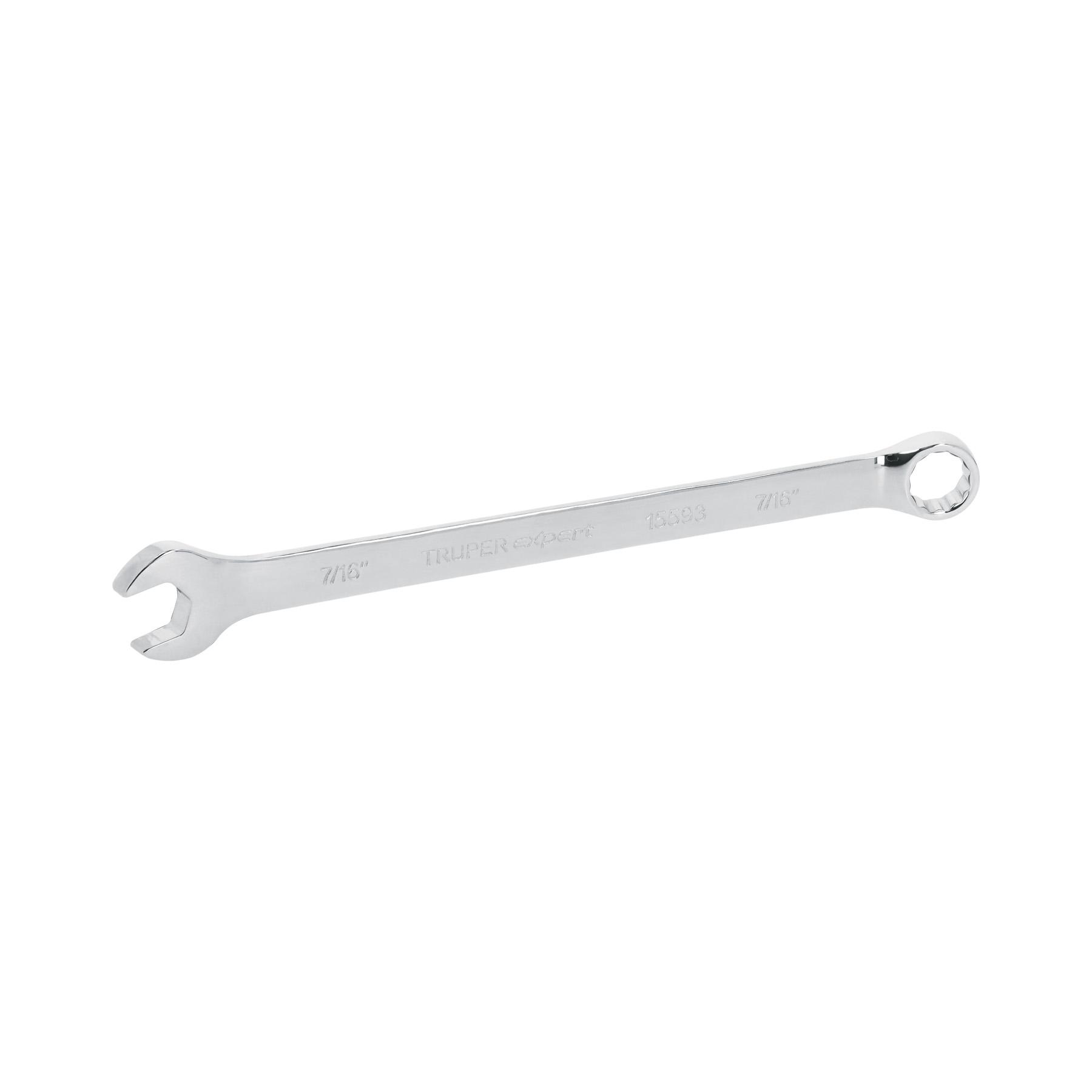 "LLAVE COMBINADA EXTRALARGA 7/16"" X 183 MM DE LARGO, EXPERT"