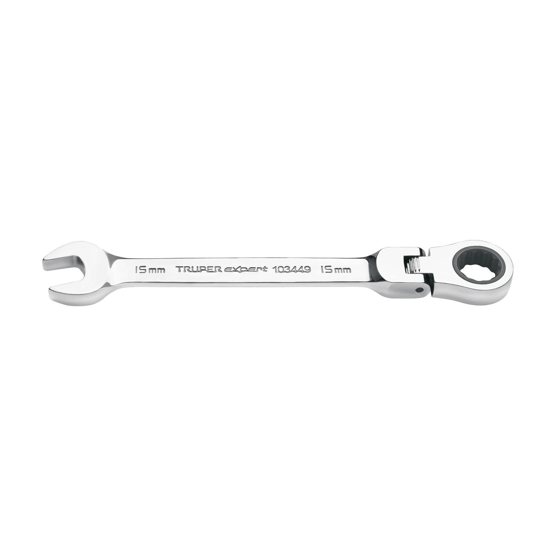 LLAVE COMBINADA CON MATRACA 15 MM FLEXIBLE, EXPERT