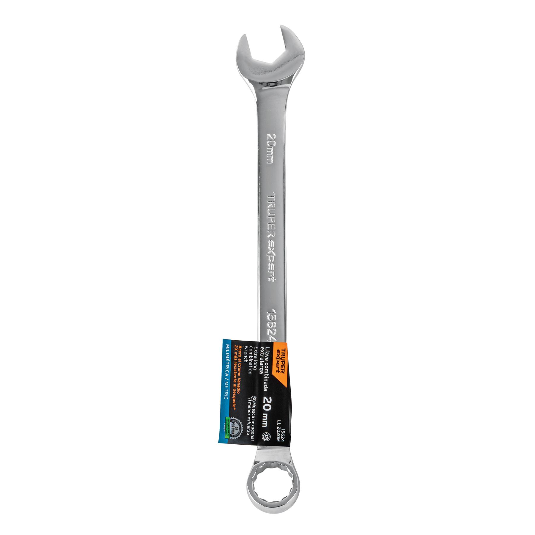 LLAVE COMBINADA EXTRALARGA 20 MM X 287 MM DE LARGO, EXPERT