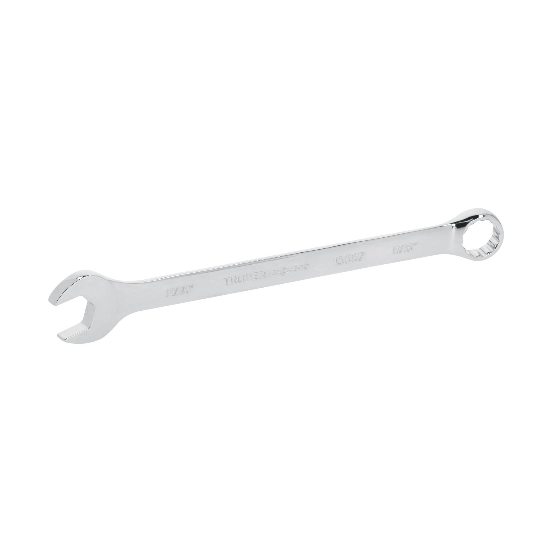 "LLAVE COMBINADA EXTRALARGA 11/16"" X 259 MM DE LARGO, EXPERT"