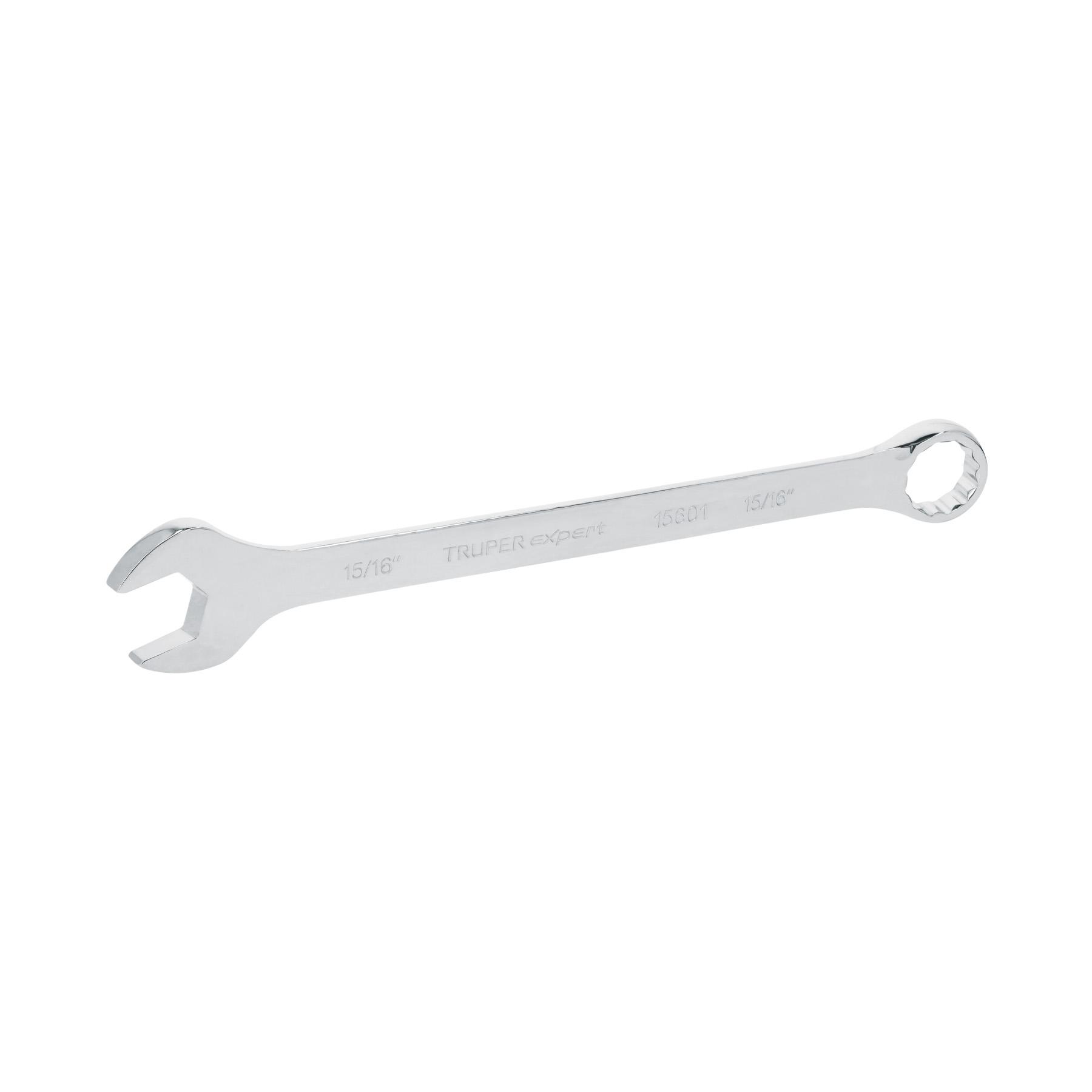 "LLAVE COMBINADA EXTRALARGA 15/16"" X 336 MM DE LARGO, EXPERT"