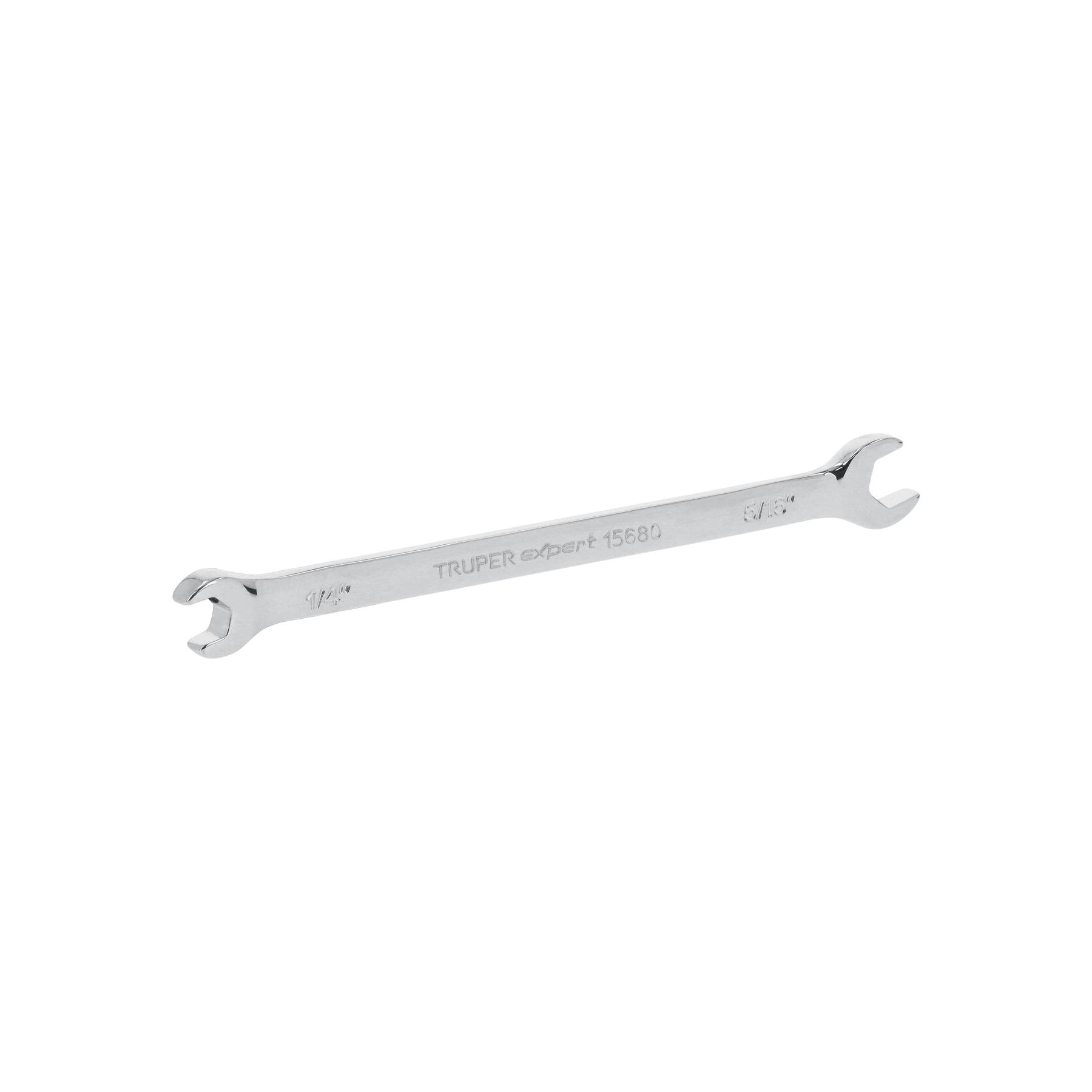 "LLAVE ESPAÑOLA, 1/4 X 5/16"" X 126 MM DE LARGO, TRUPER EXPERT"