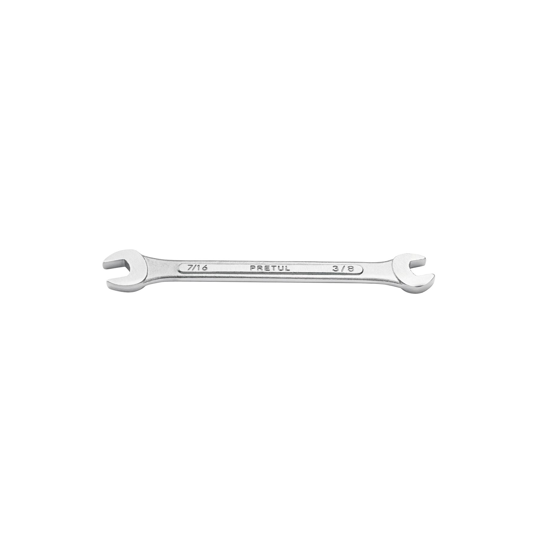 "LLAVE ESPAÑOLA, 3/8 X 7/16"" X 157 MM DE LARGO, PRETUL"