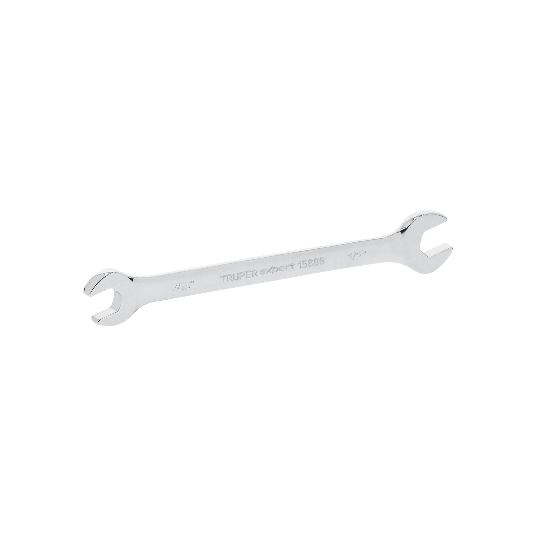 "LLAVE ESPAÑOLA, 7/16 X 1/2"" X 181 MM DE LARGO, TRUPER EXPERT"