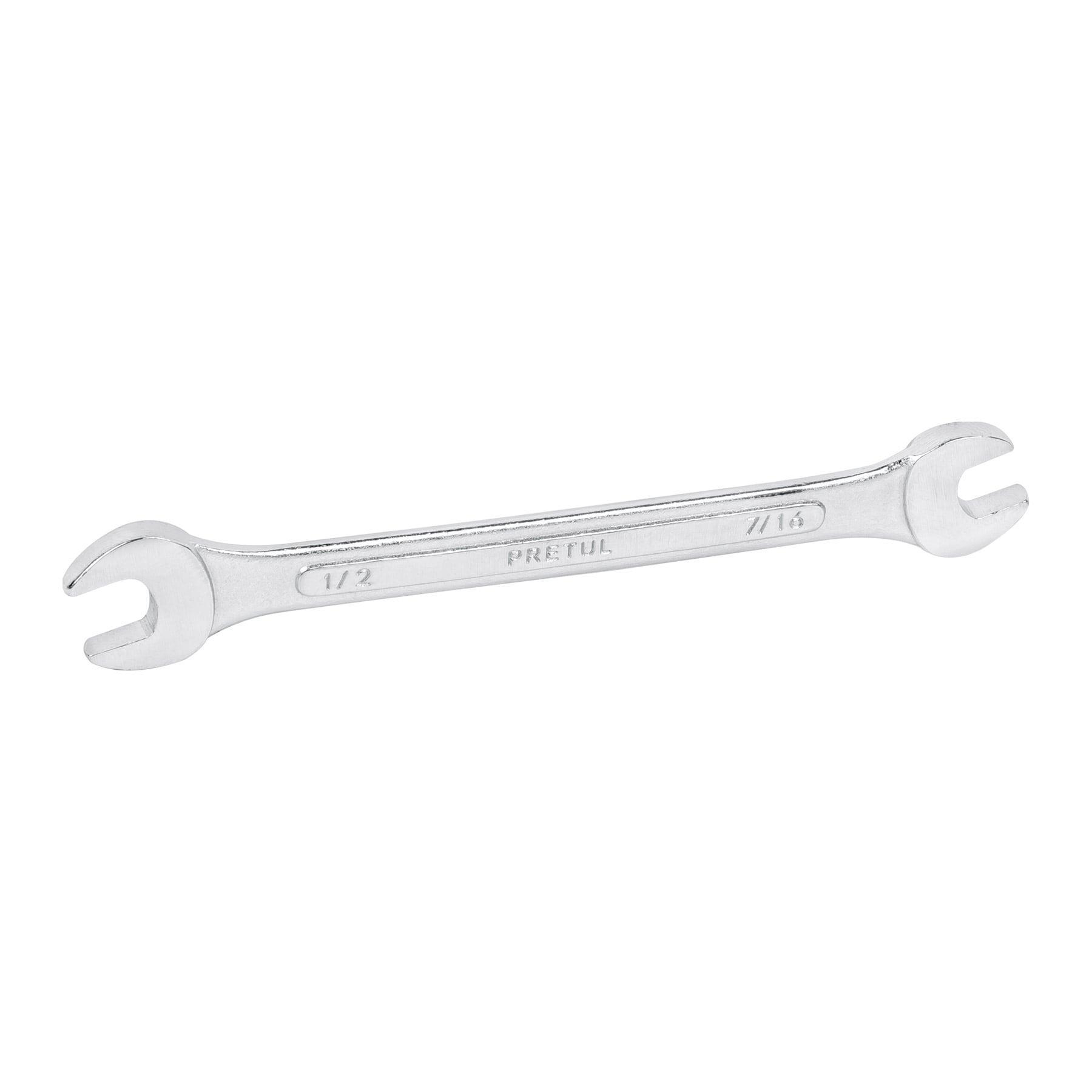 "LLAVE ESPAÑOLA, 7/16 X 1/2"" X 172 MM DE LARGO, PRETUL"